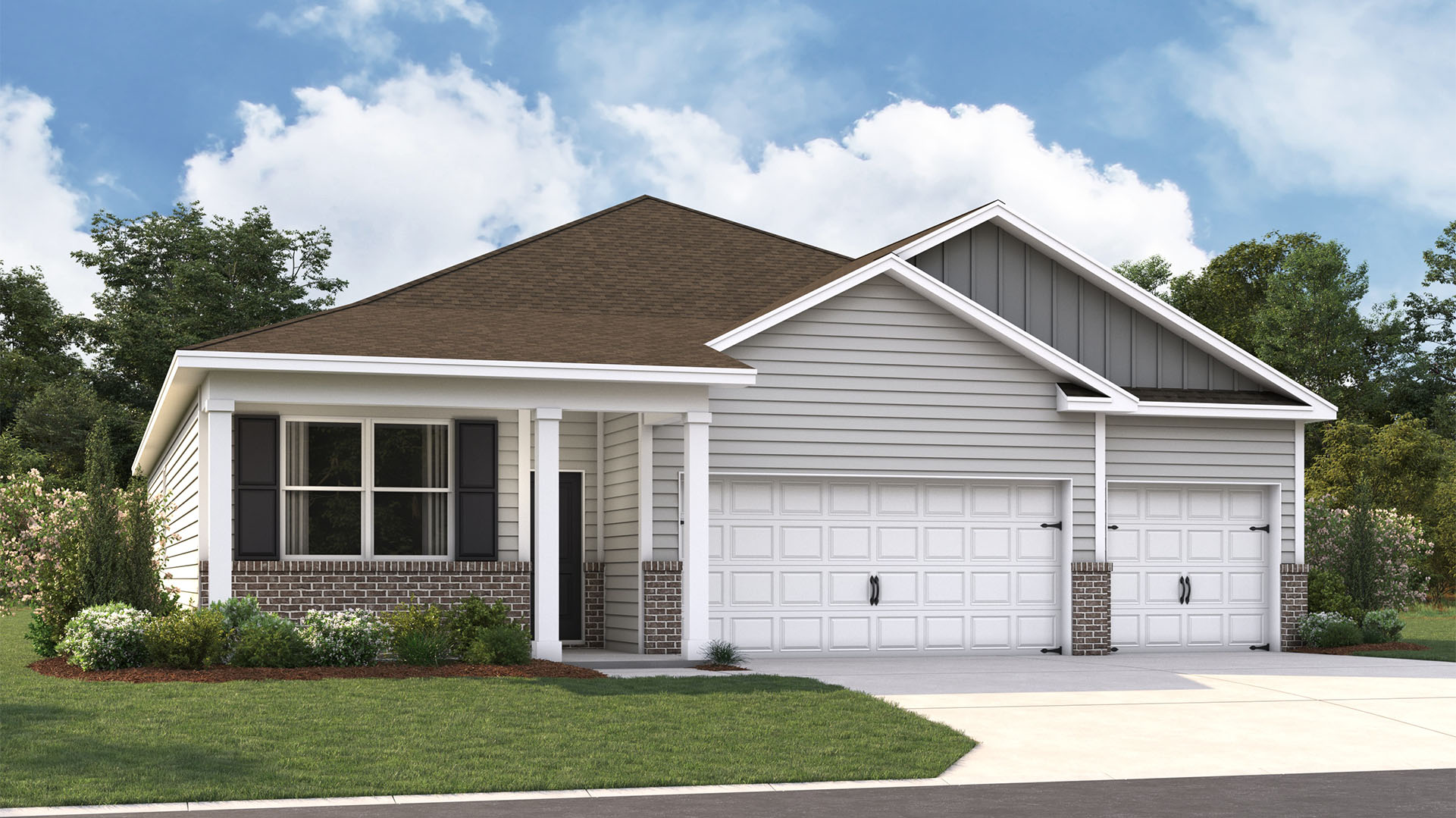Exterior elevation of the Madison B2 in RIverwood Gardens