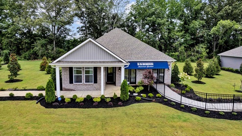 riverwood gardens new home community in oakland tennessee cameron plan exterior elevation