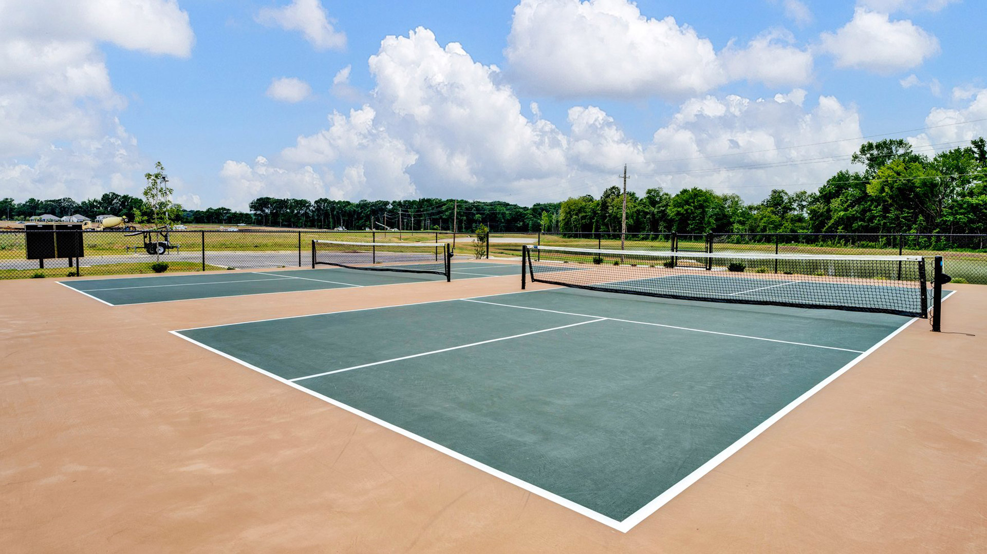Pickle ball courts for riverwood gardens residents only