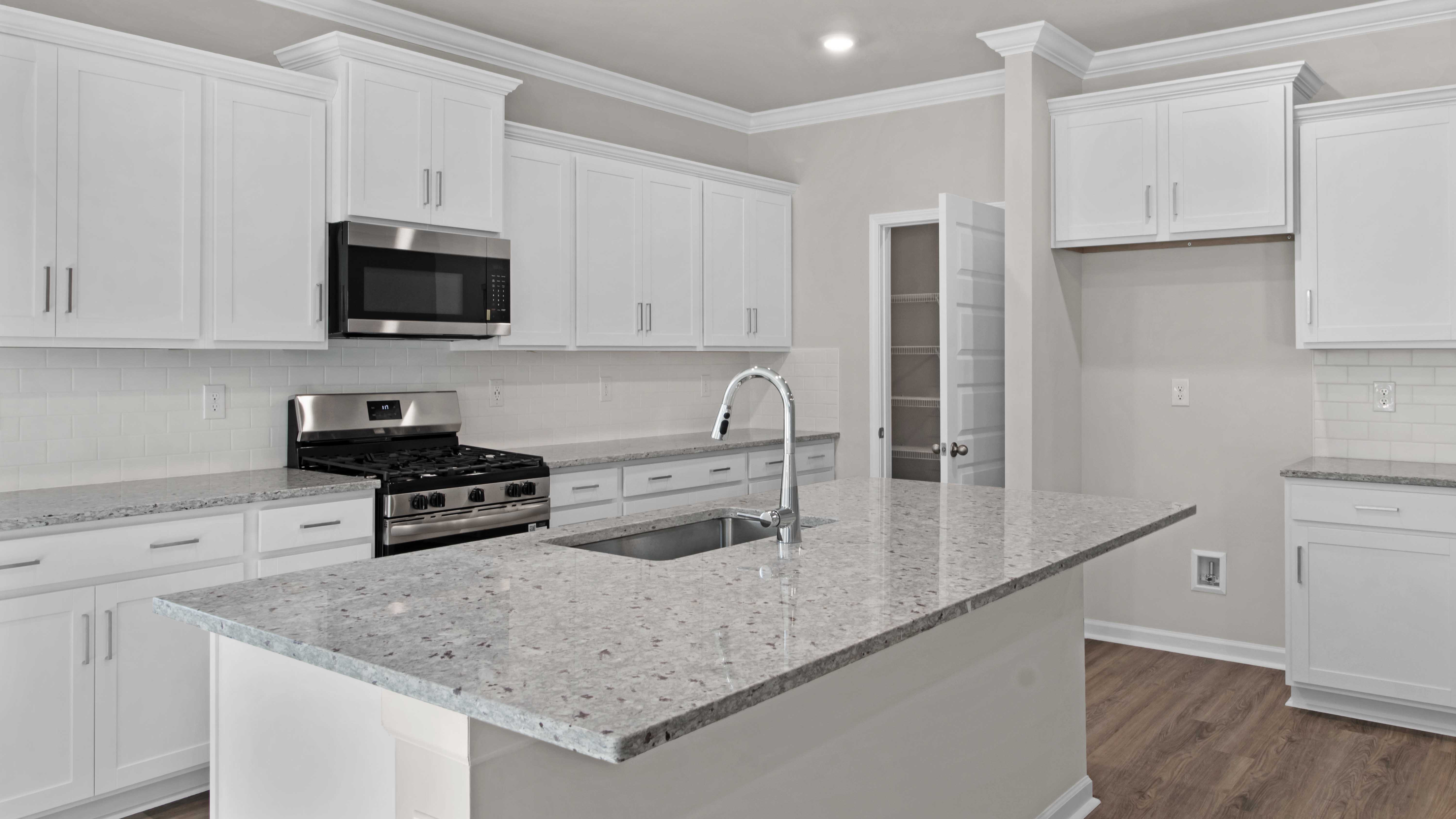 Beautiful kitchen with granite counter tops