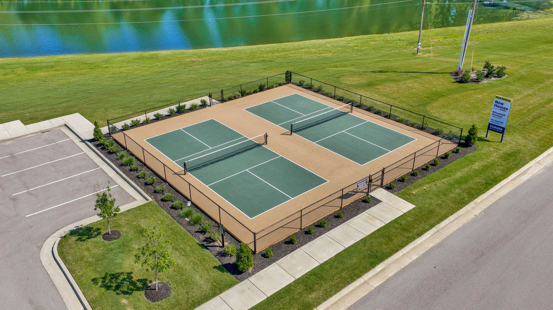 Riverwood Gardens pickleball courts for residents only