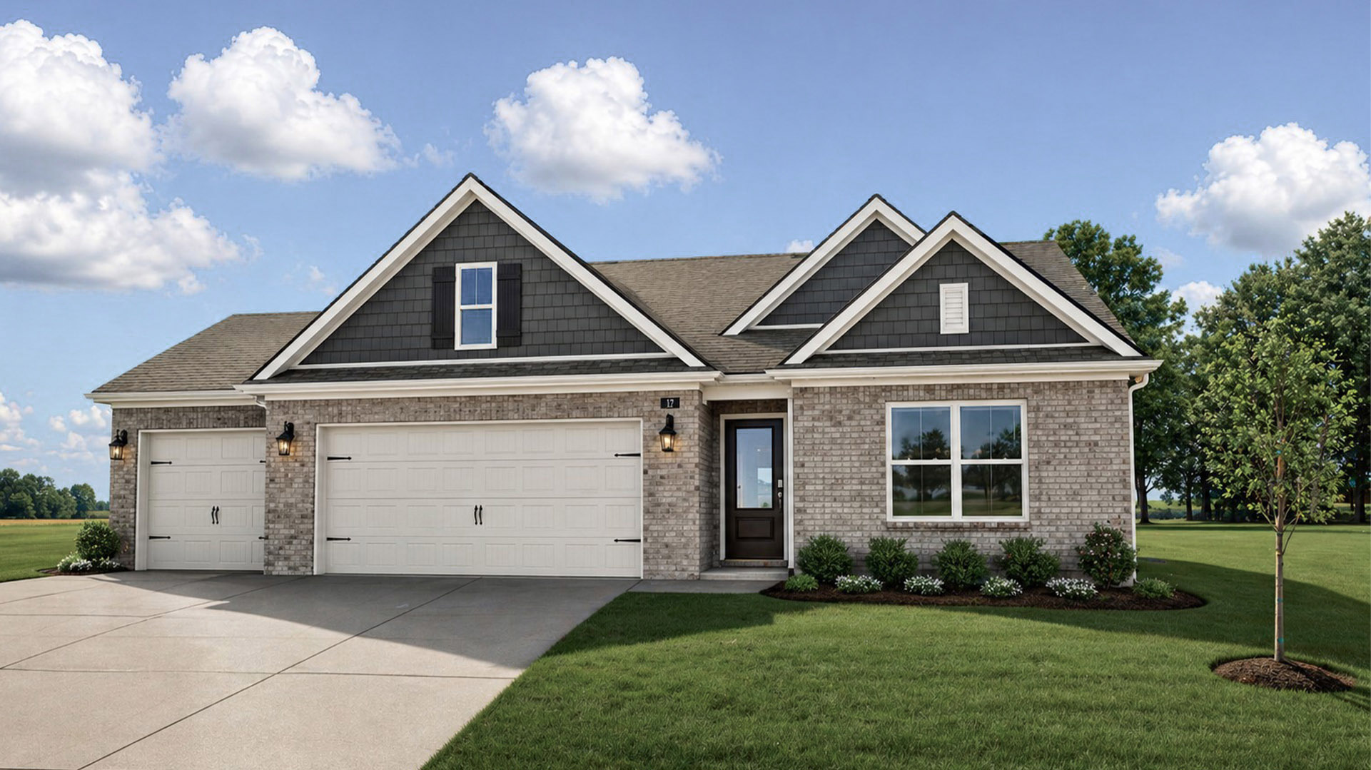 Exterior elevation of the Cali L floorplan