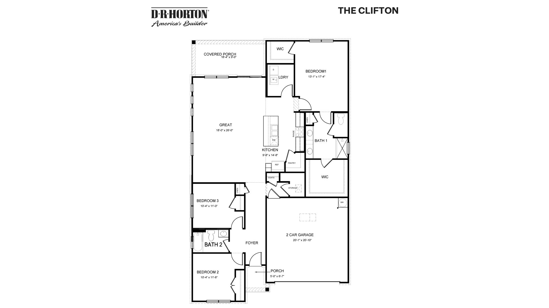 Clifton Floorplan Hedge Rose