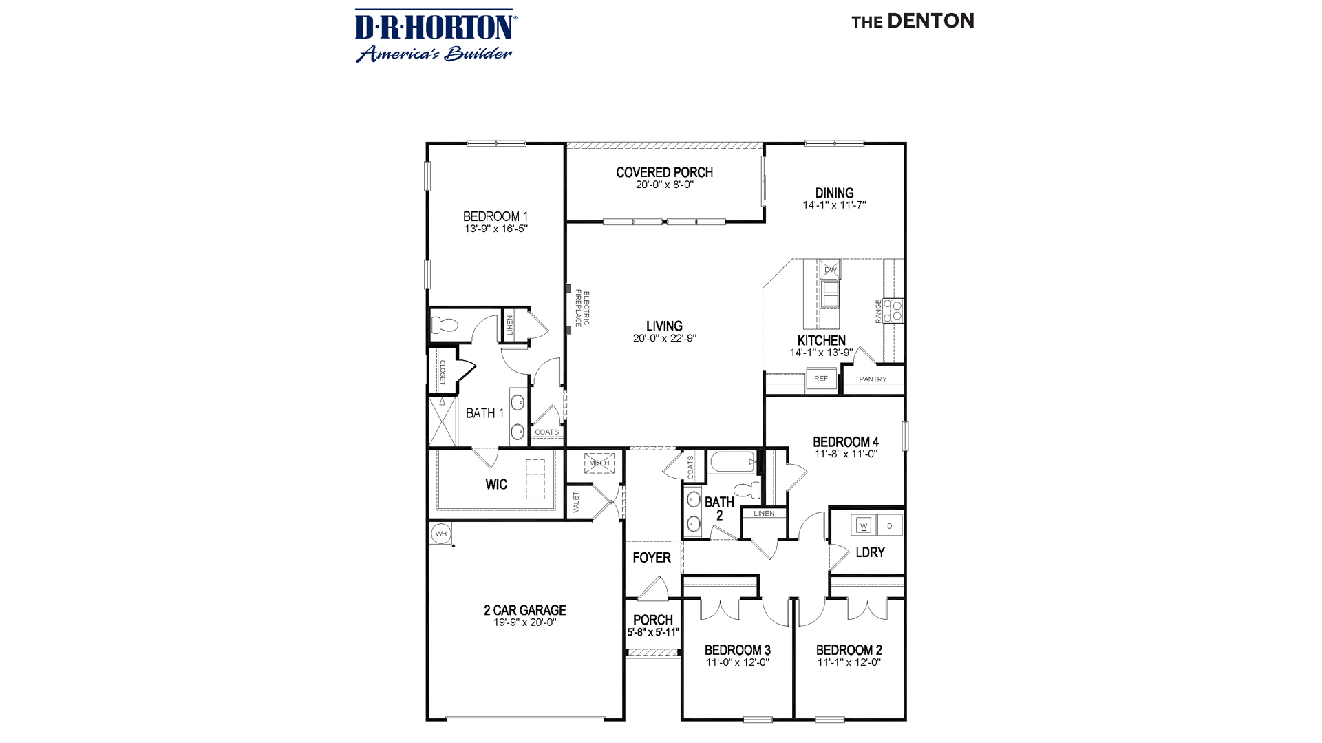 Denton Floorplan Hedge Rose