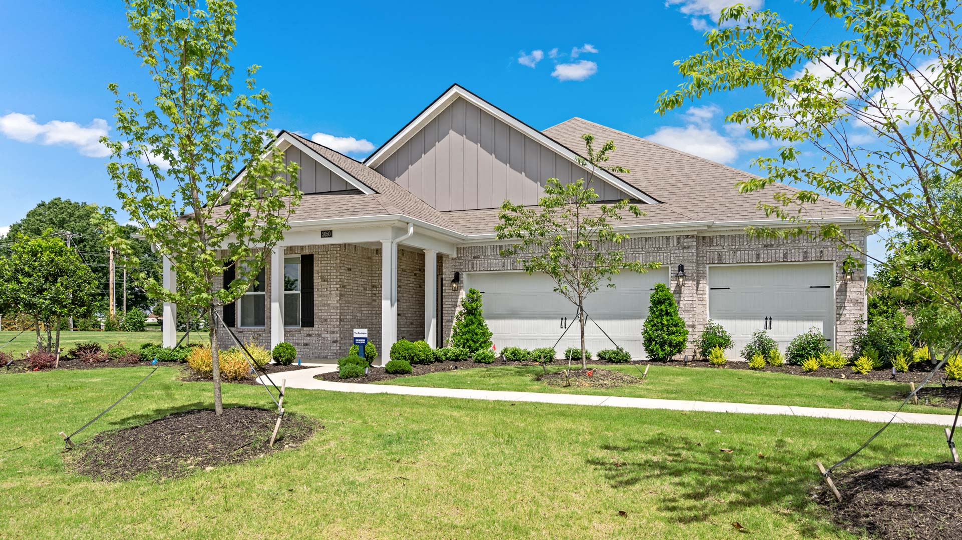 Exterior of the covington model at villages at SOuthbranch