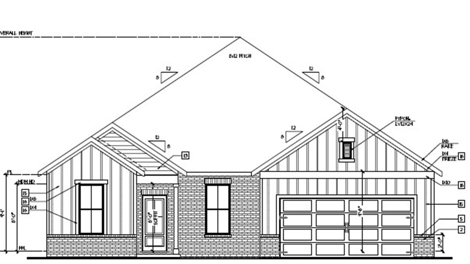 Exterior of the Mason A24 elevation