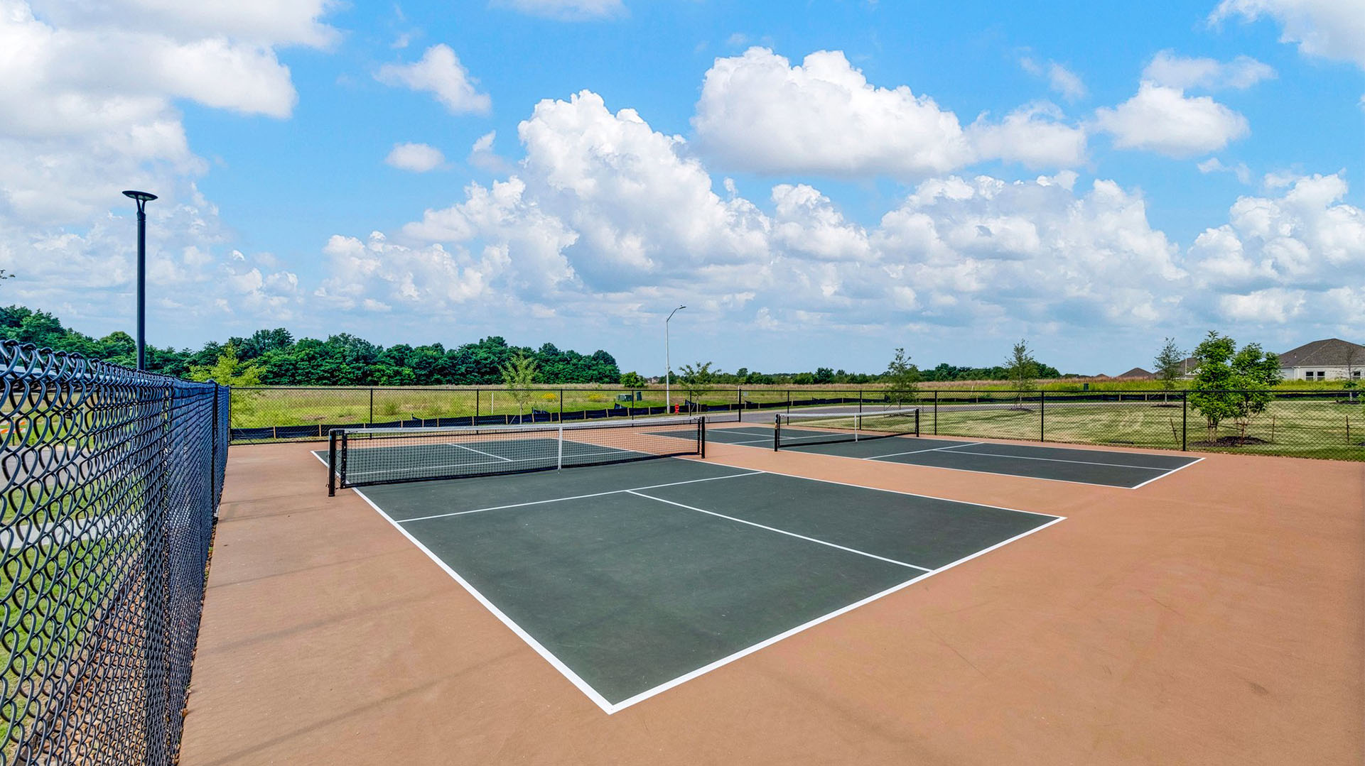 Community pickleball courts
