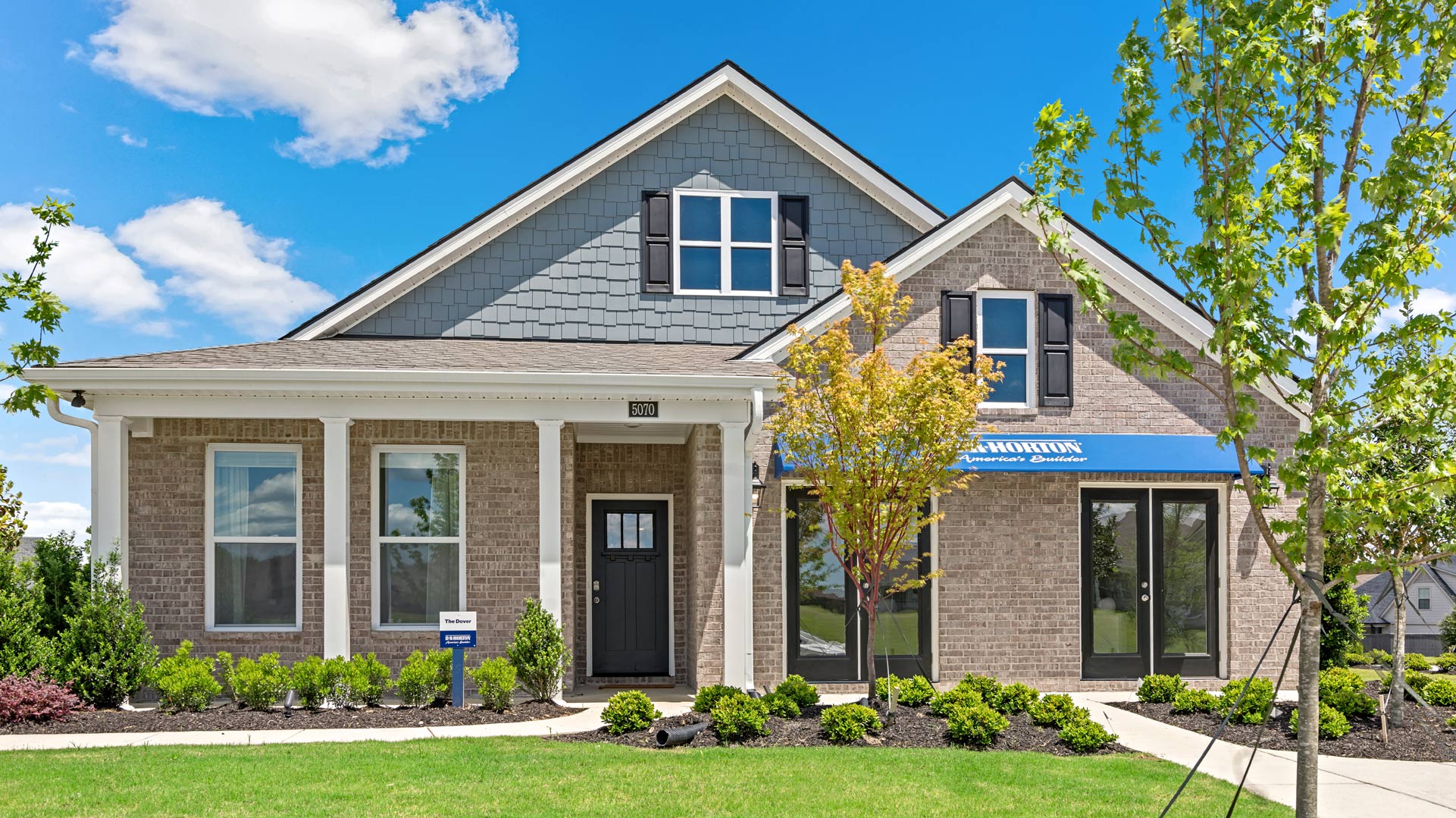 Beautiful dover model at the entrance of the community