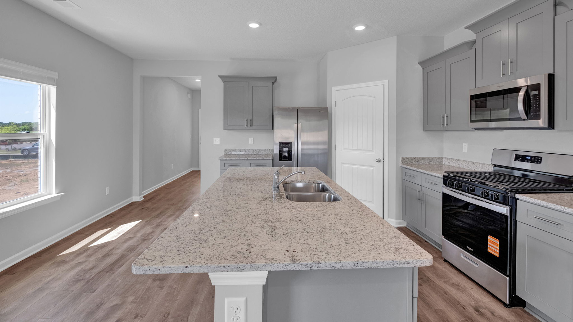 Beautiful granite countertop island