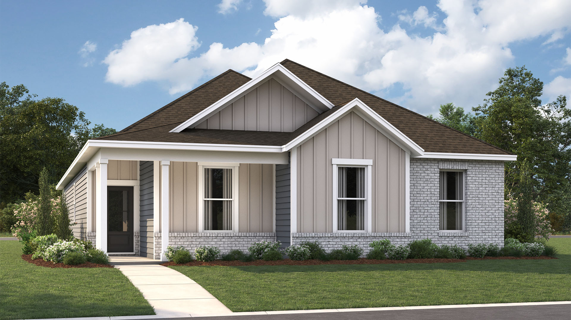 Exterior elevation of the Benton A24 elevation