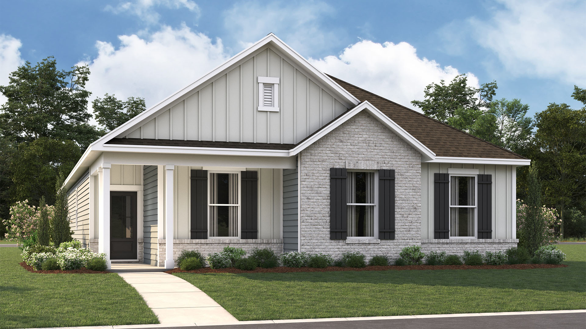 Exterior elevation of the Benton B24 elevation