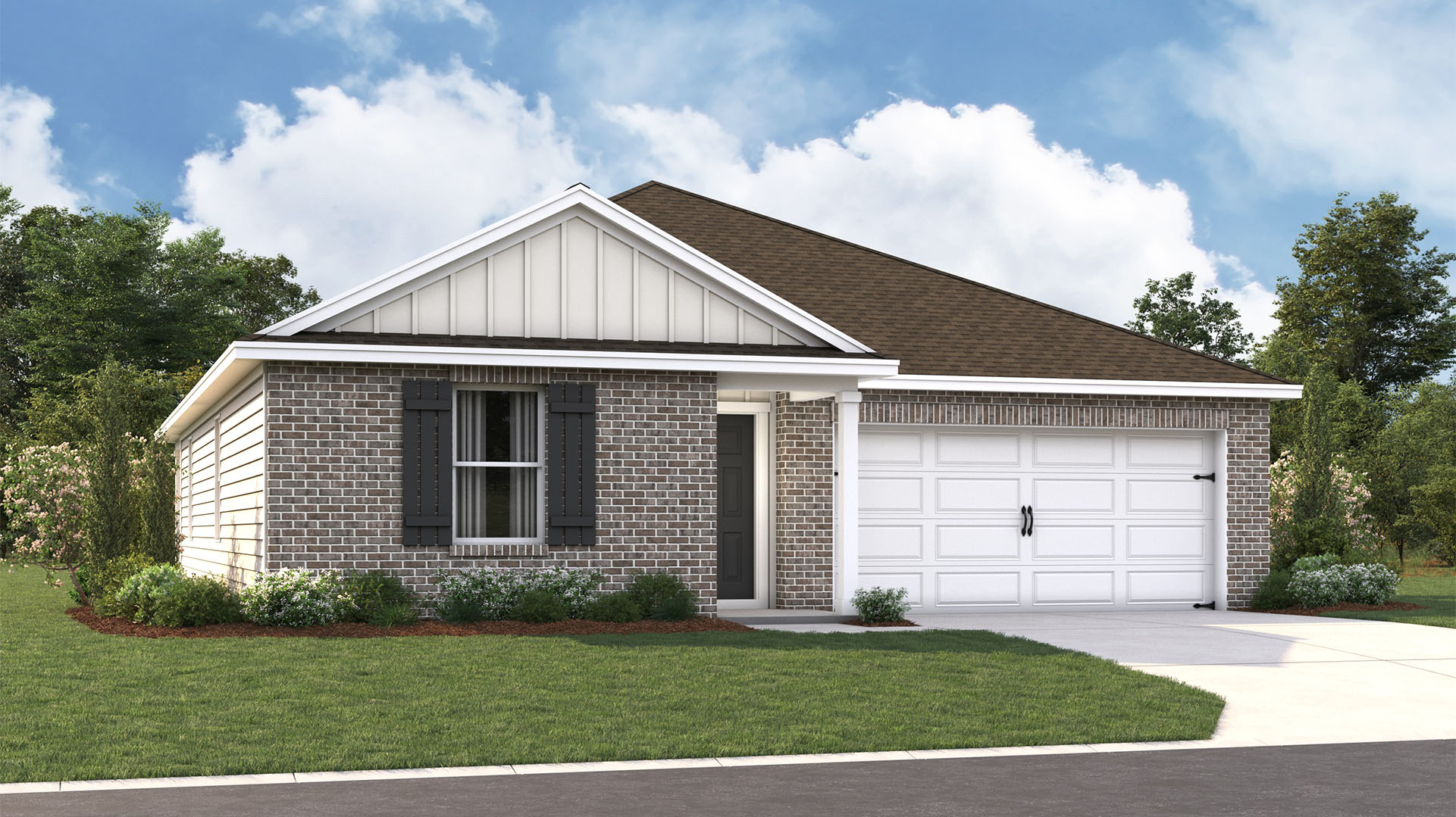 Exterior elevation of the Edison B24 in Huntington Estates