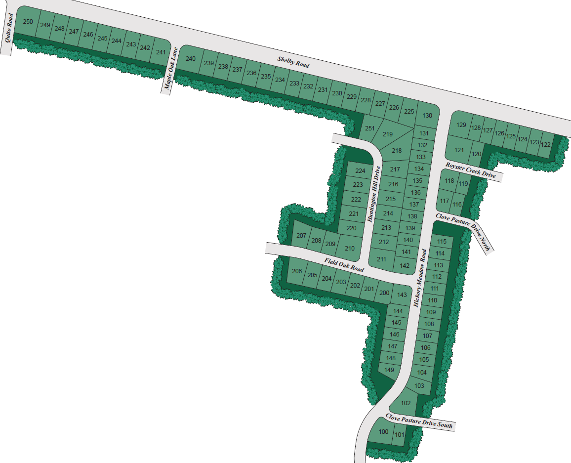 Static Lot Map