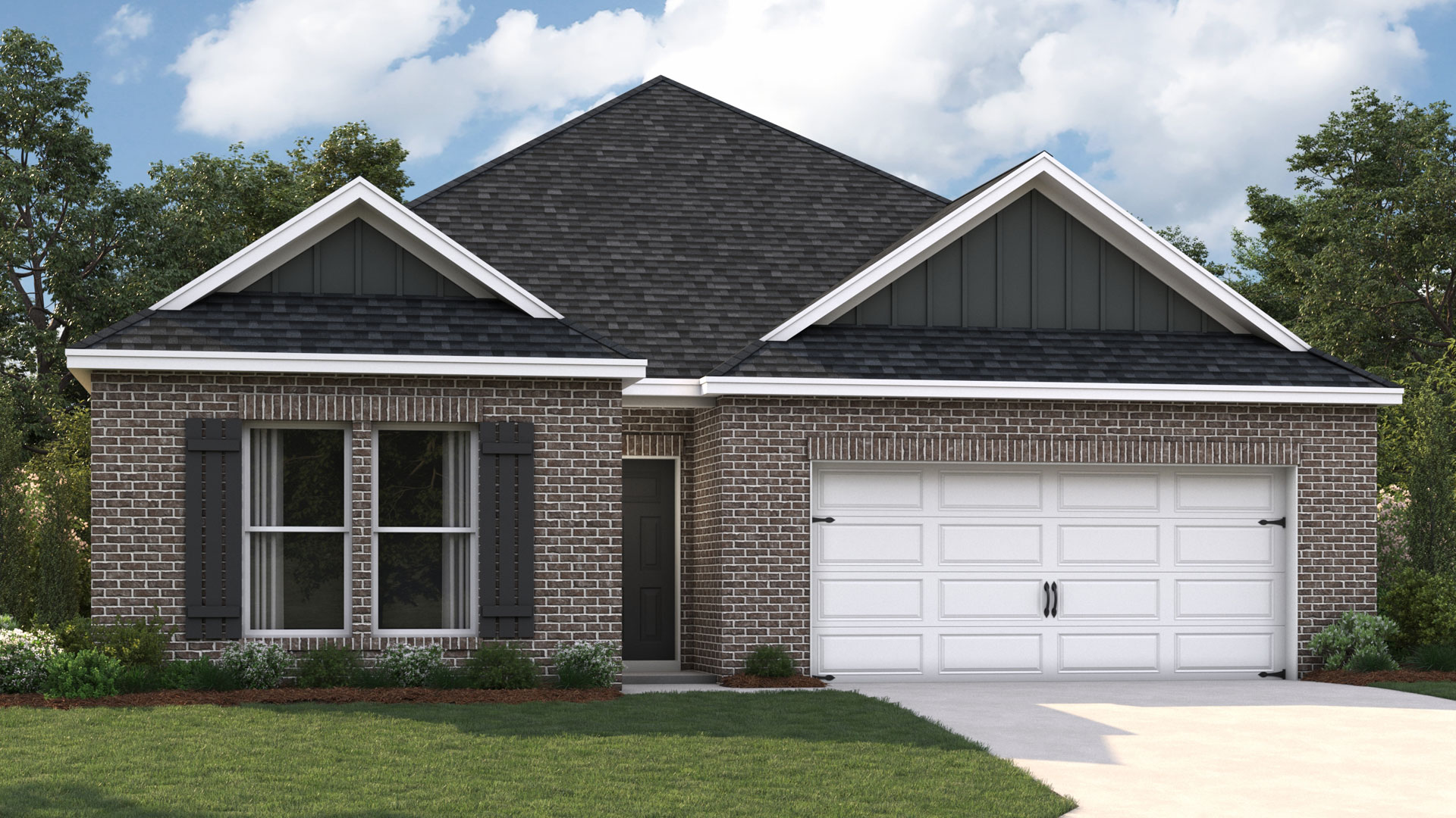 cameron plan exterior elevation A2 in the orchard community