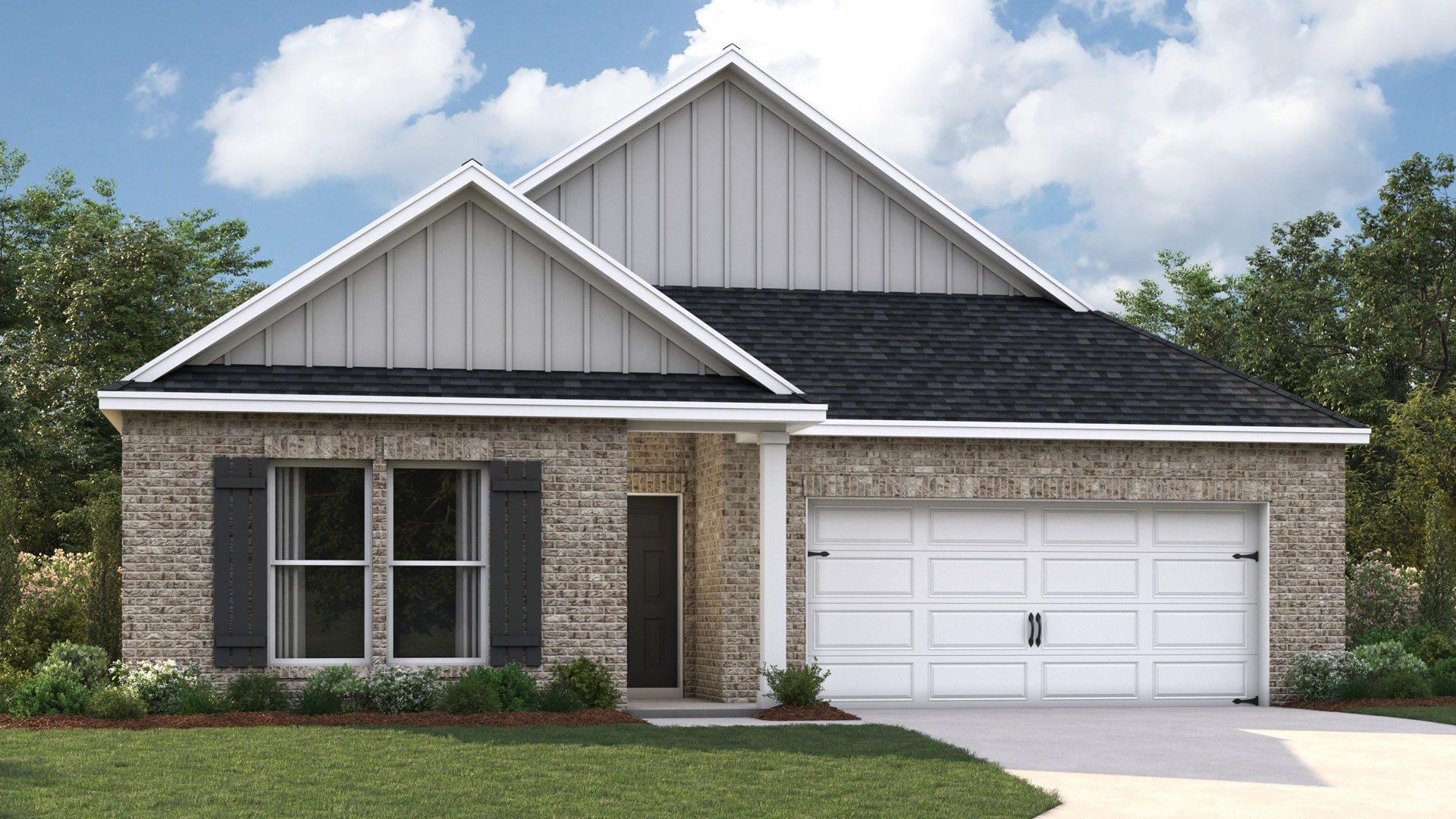 lacombe floorplan in indian oaks community exterior elevation b2