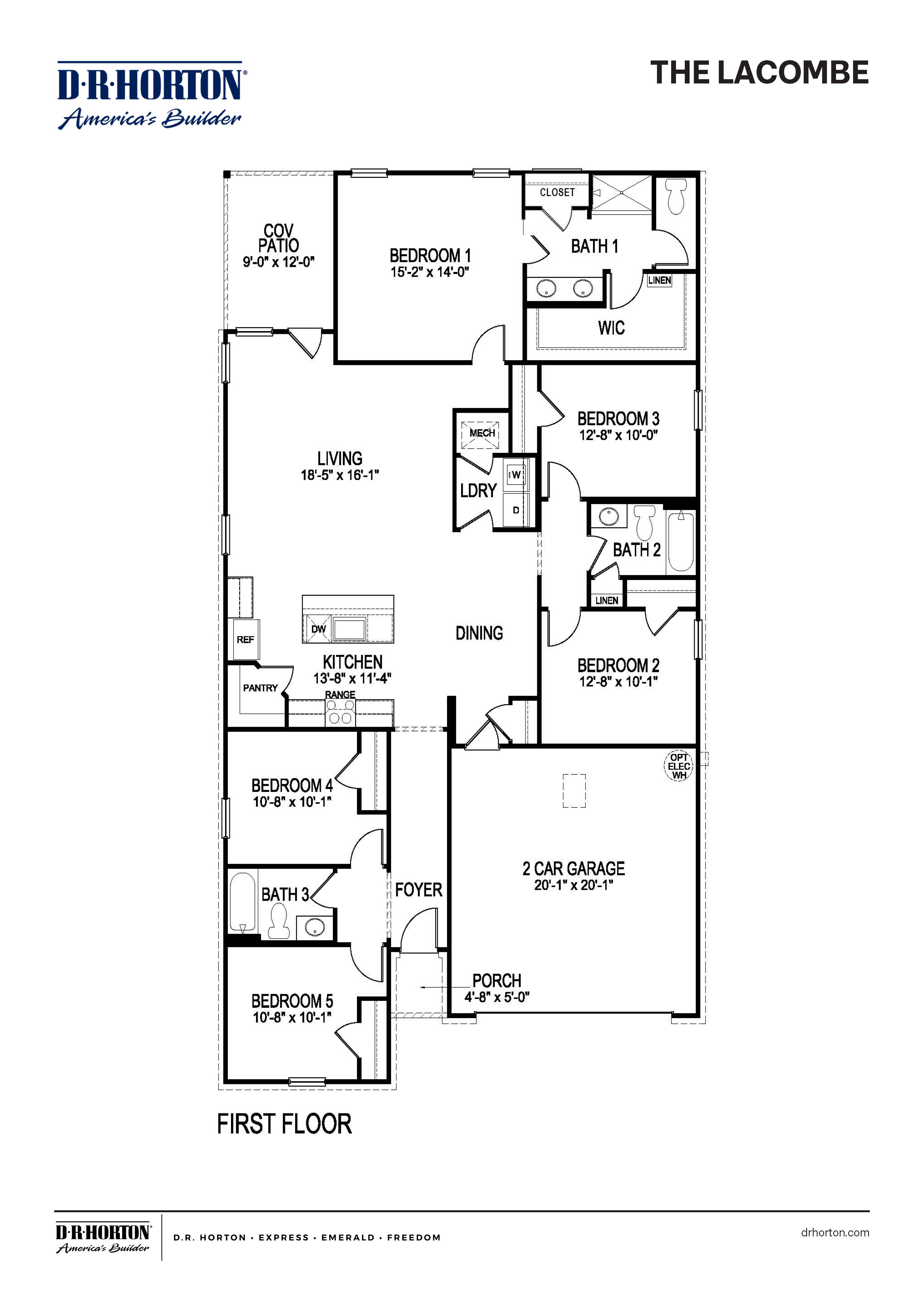 lacombe floorplan in indian oaks community