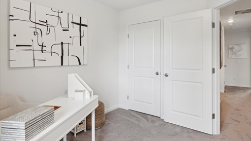 Third bedroom with neutral walls