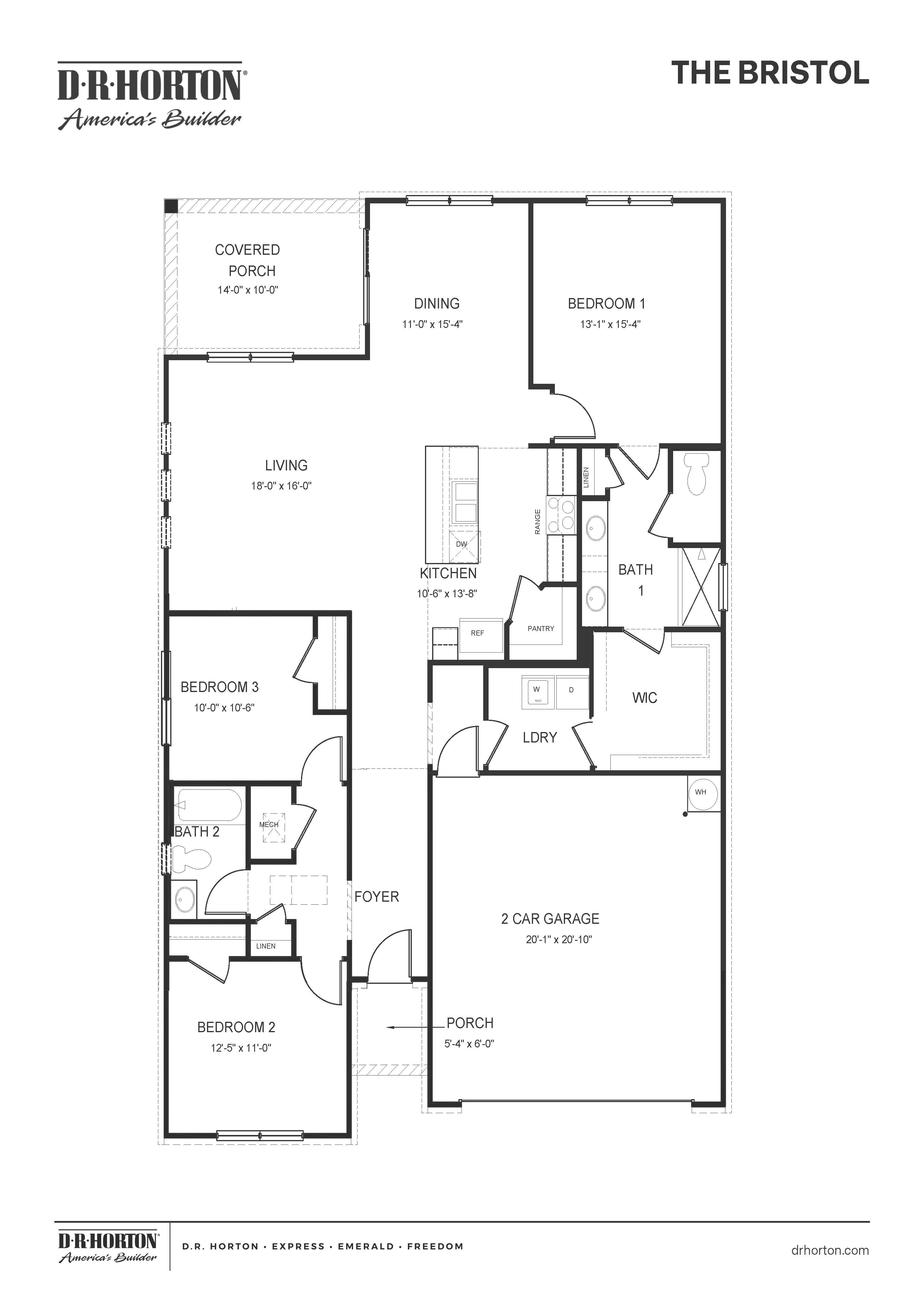 bristol floorplan in edgemont park community