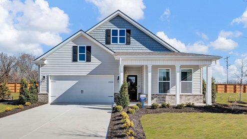 Exterior elevation of the DOver floorplan in Southern Oaks