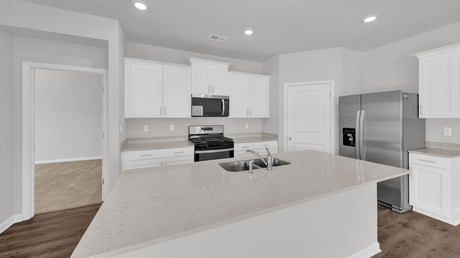 Kitchen area designed chef inspired
