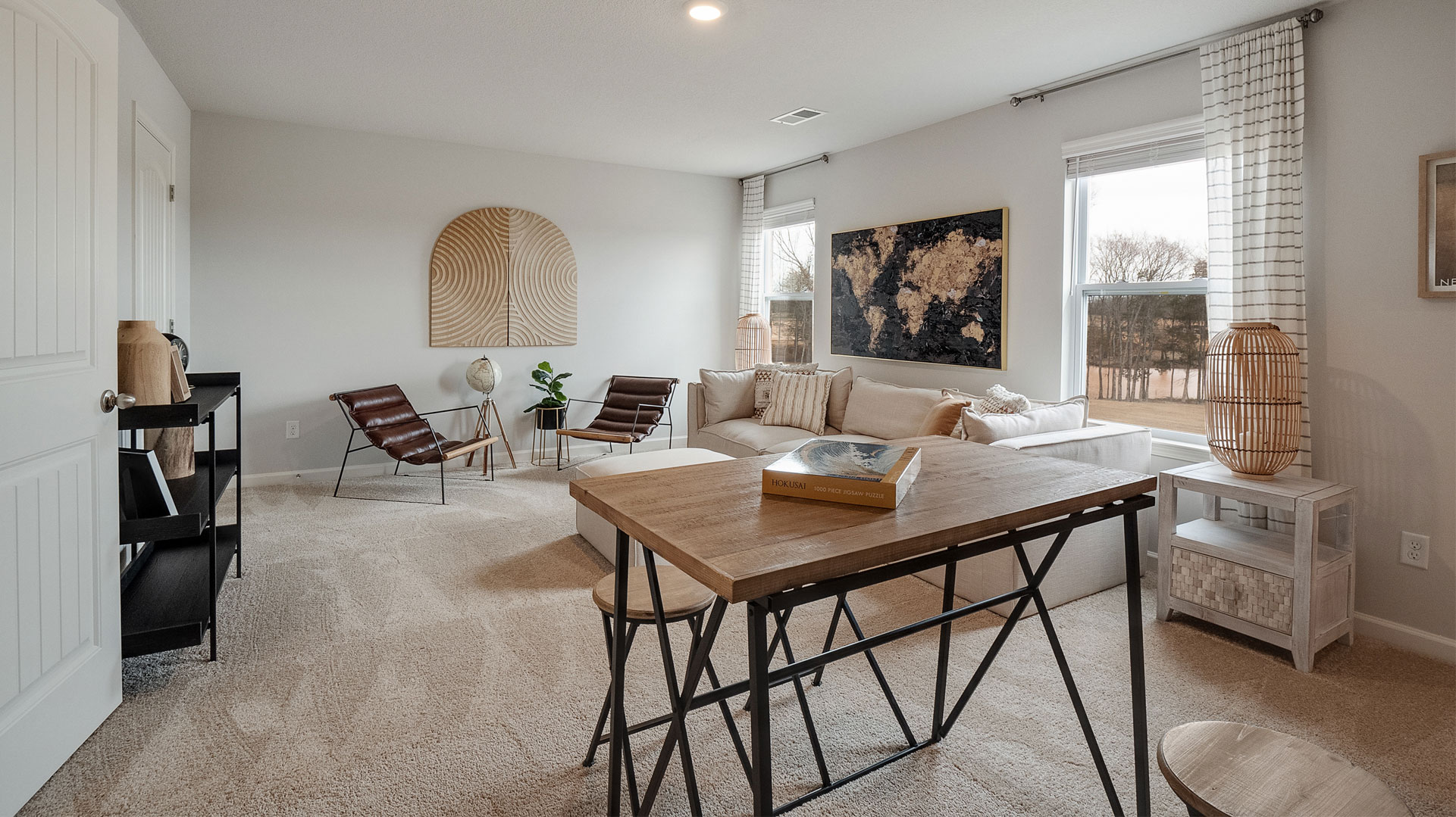 Multi-use bedroom, flex, office, study, craft, entertainment game room in D.R. Horton's new construction home