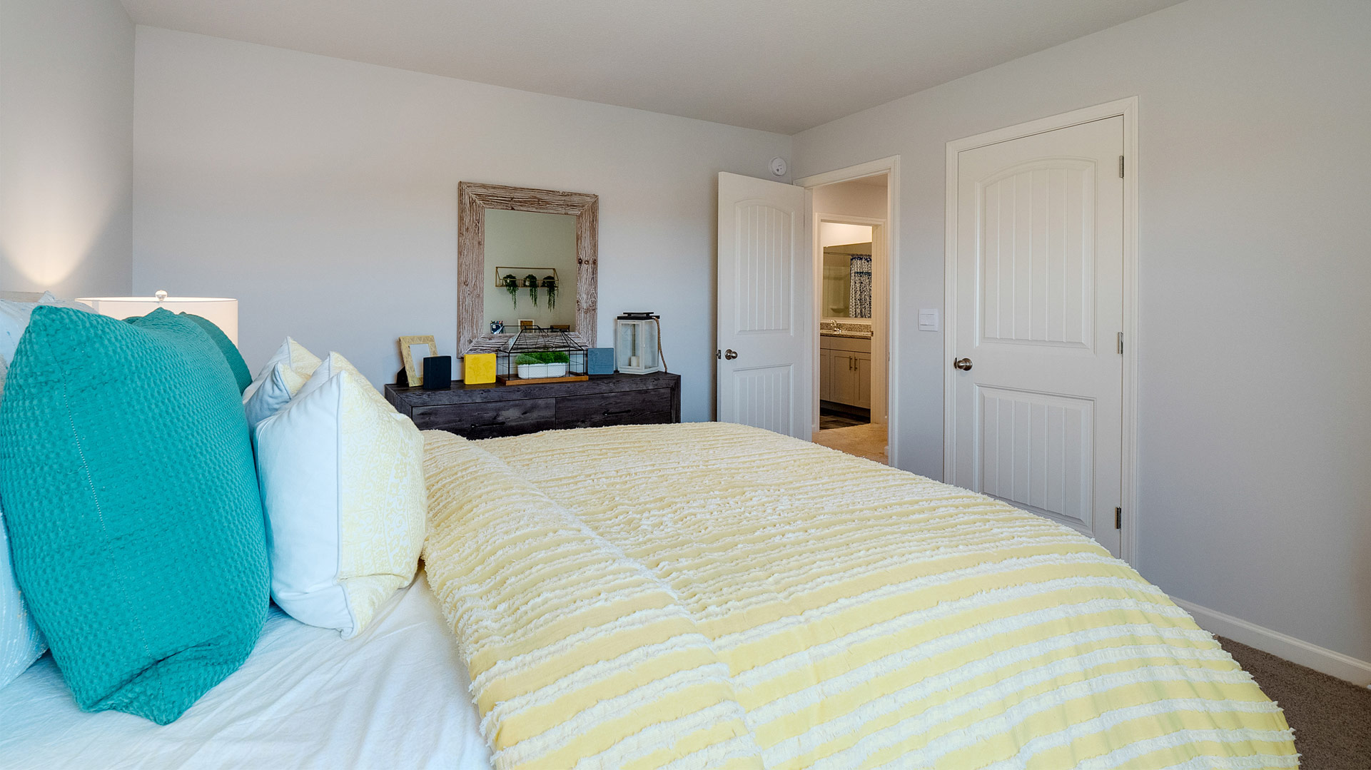 Multi-use bedroom, flex, office, study, craft, entertainment game room in D.R. Horton's new stylish construction home