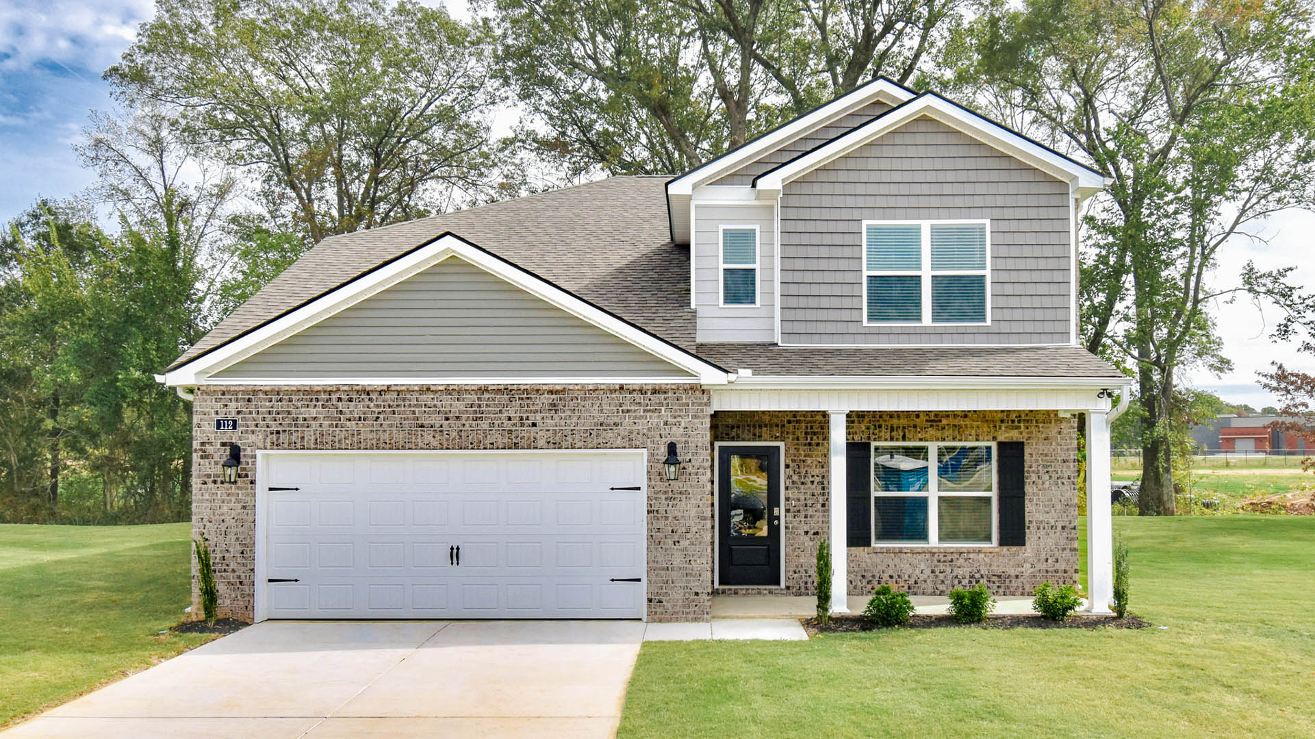 Exterior elevation of the Salem plan