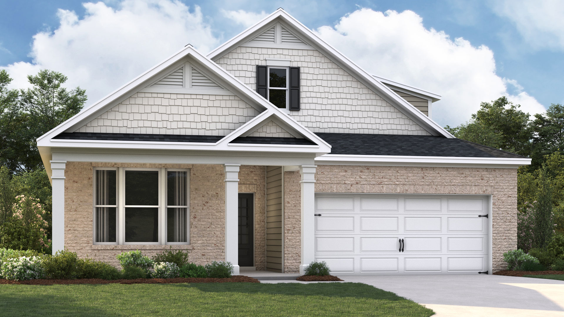 Exterior elevation of the Clifton C4 floorplan in Shiloh SPrings