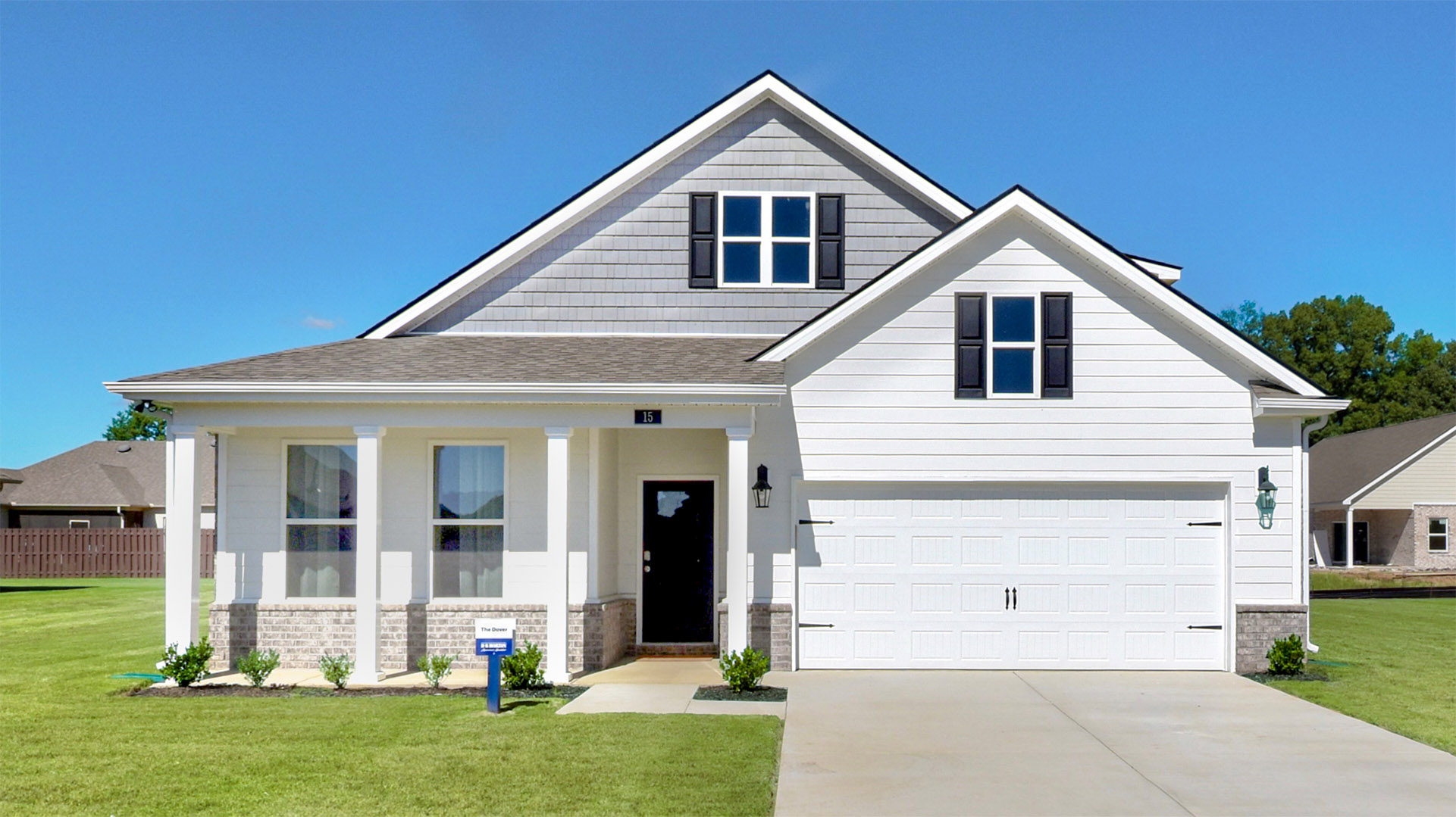 Shiloh Springs Model Home, beautiful floorplan the dover, a two story home