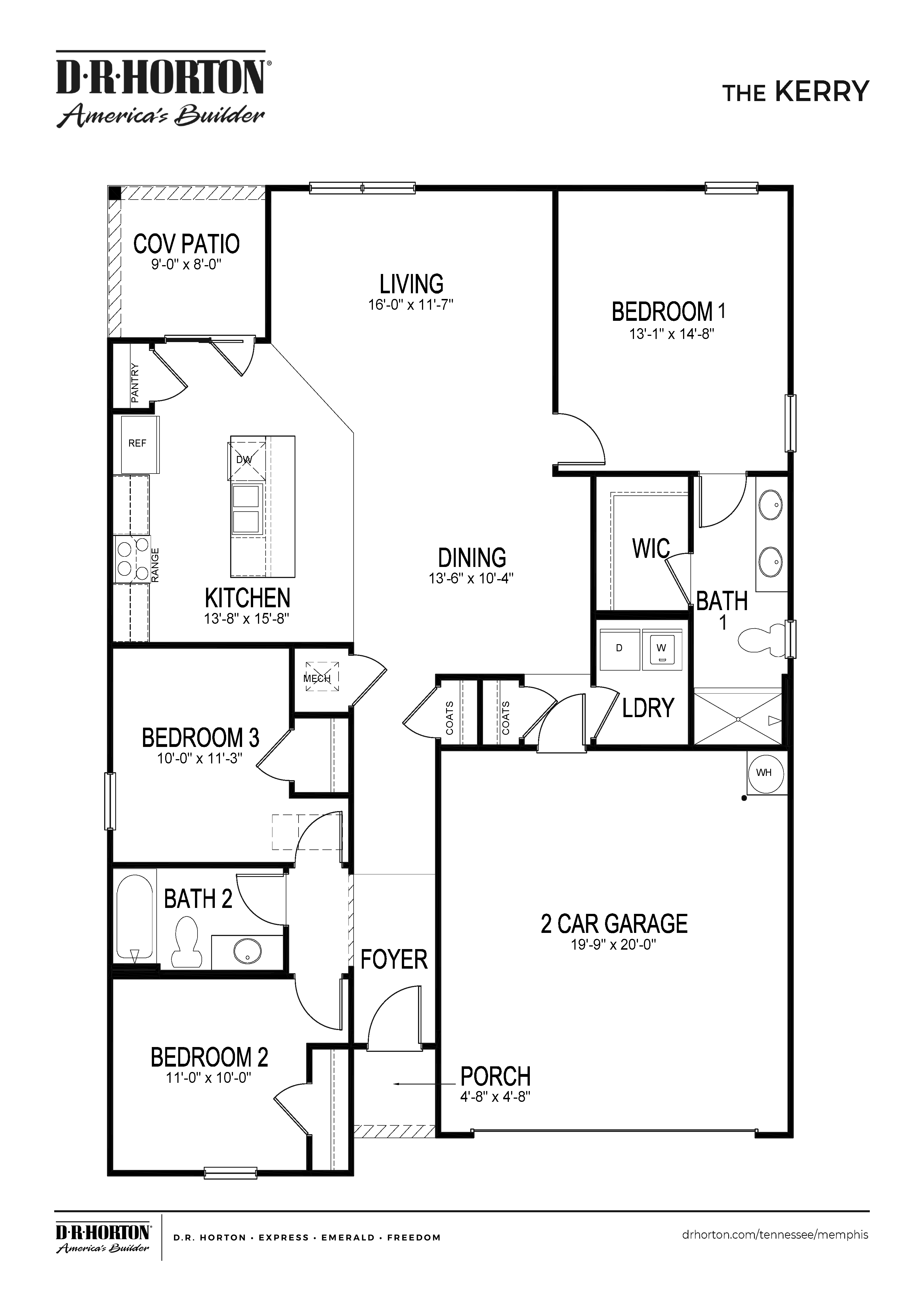 Kerry floorplan in Hidden Creek