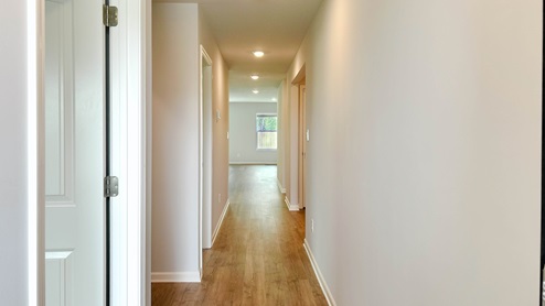 Front door entryway of the roland floorplan
