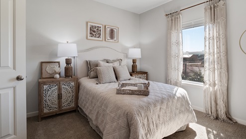 Fourth bedroom with a single window