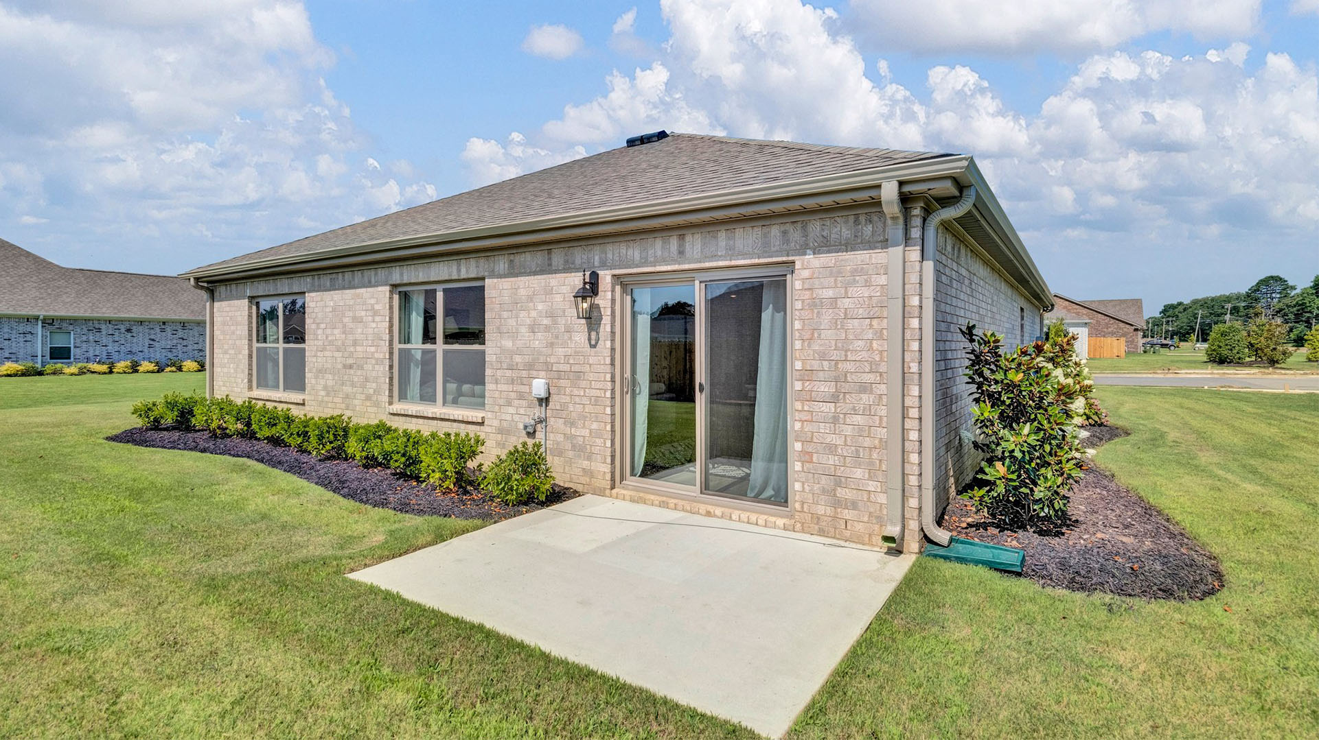 Back patio of the Freeport floorplan