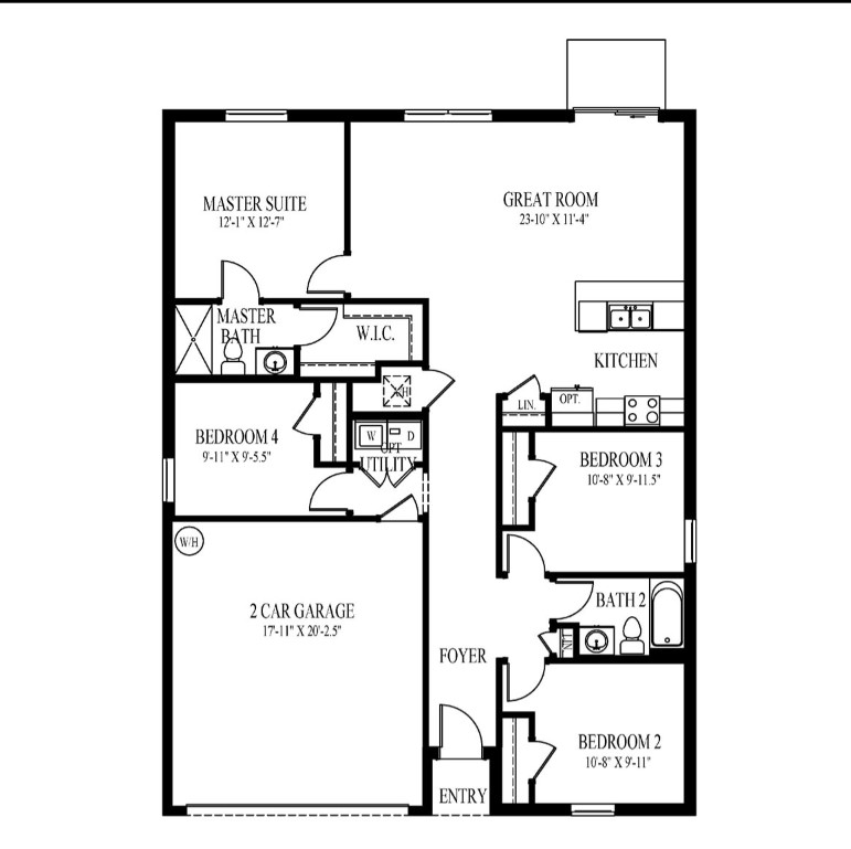 Freeport floorplan in Southern TImbers