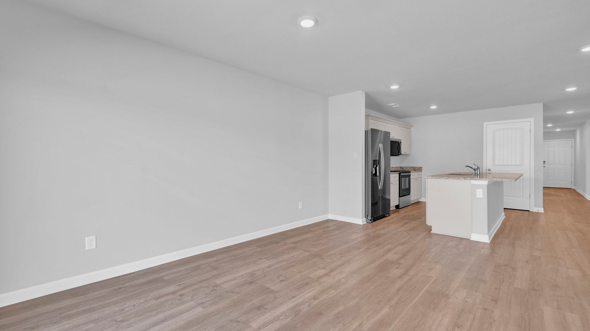 Dining room overlooking the kitchen