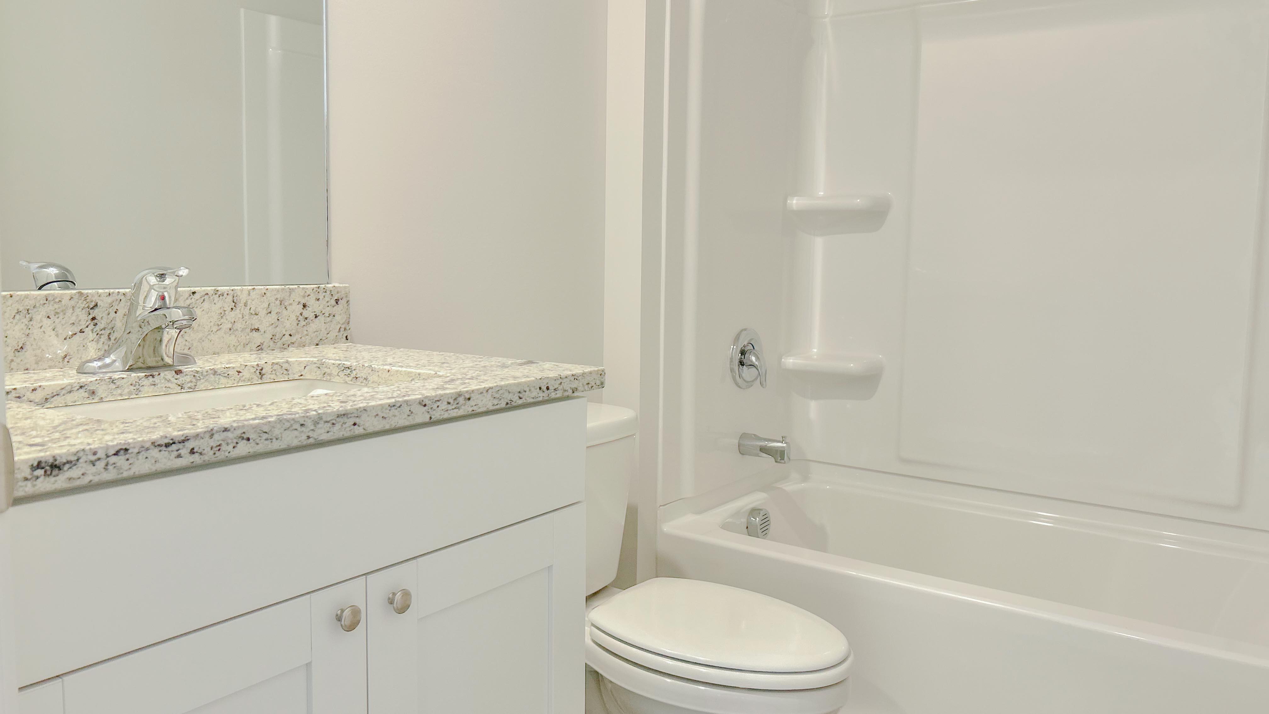 Interior bathroom with bathtub
