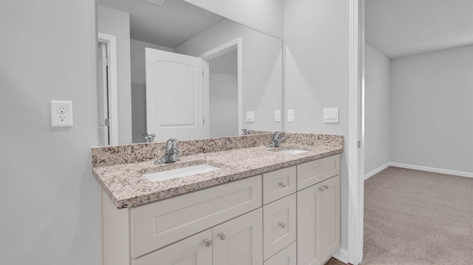 Granite countertop vanities