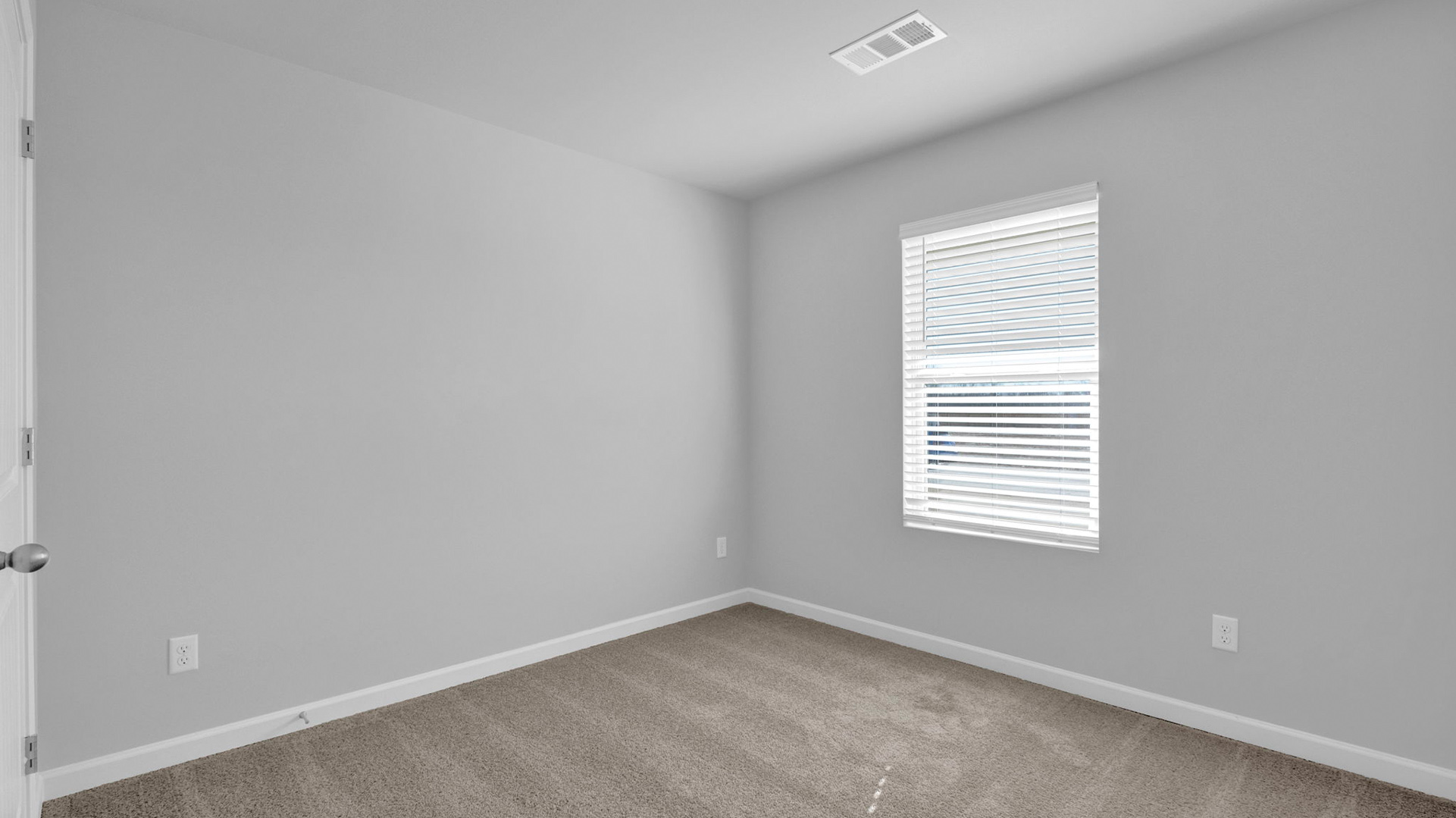 Bedroom two with a single window