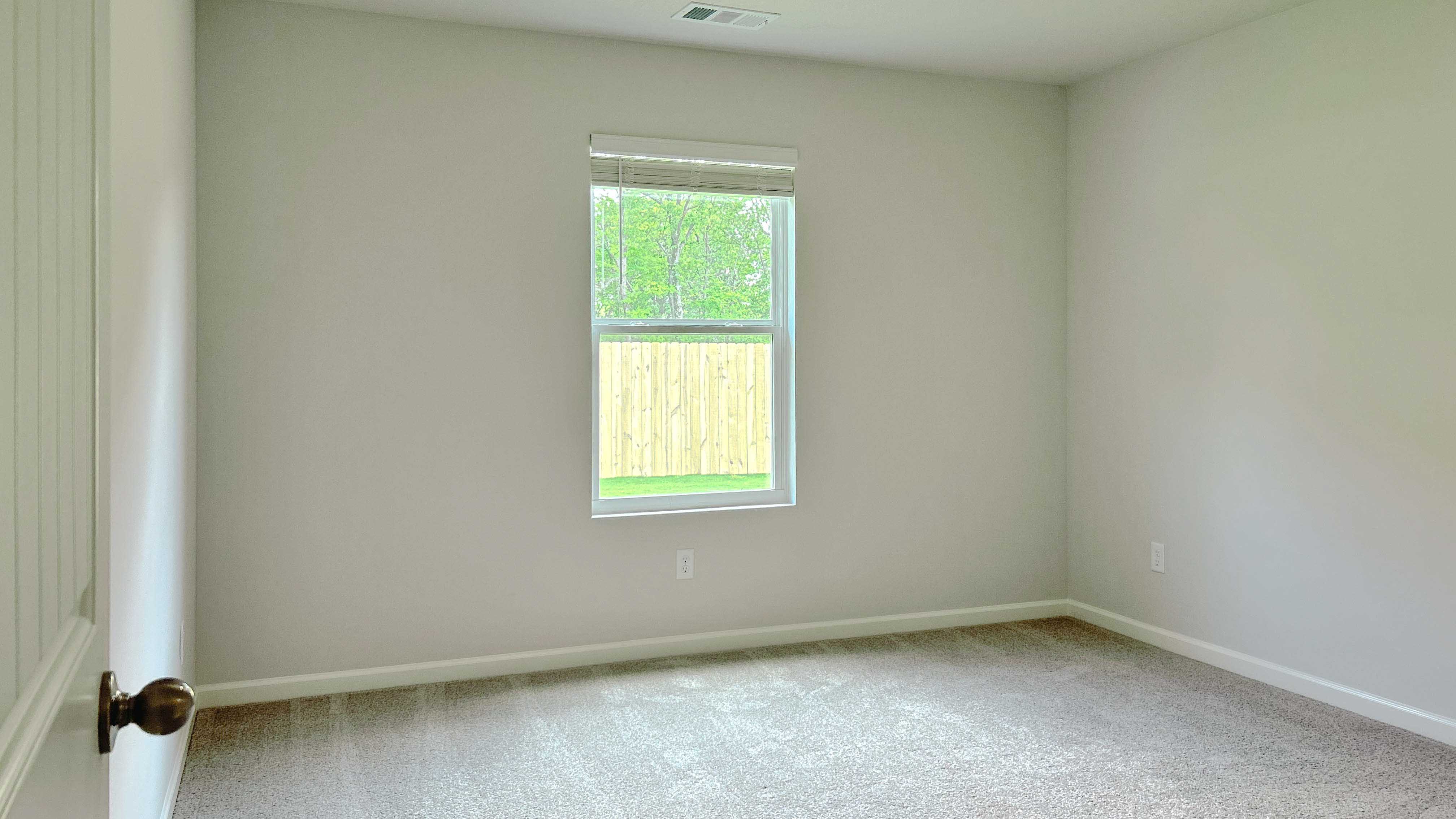 Interior bedroom with window