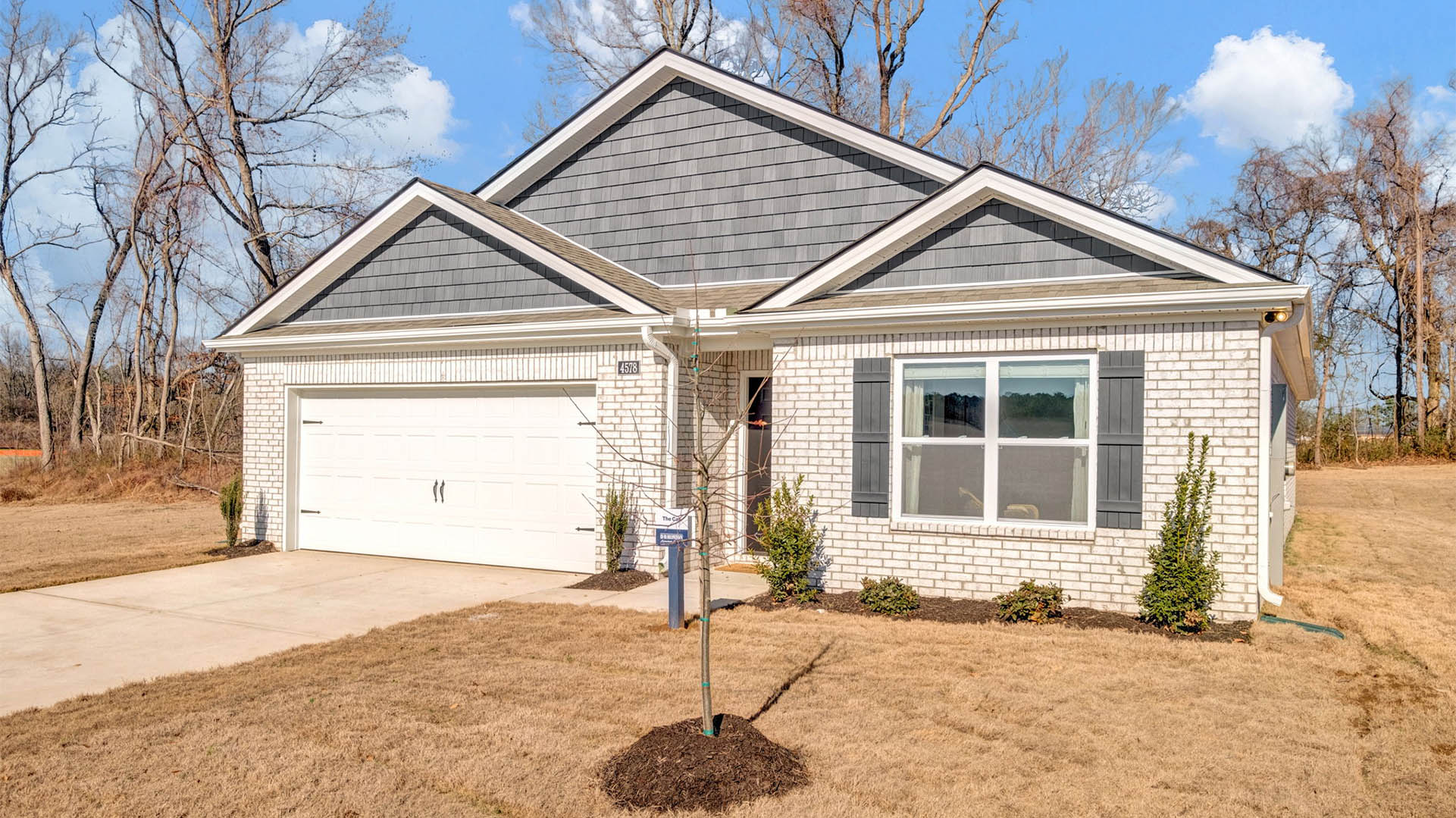 Exterior of our model home at RIggs Pointe
