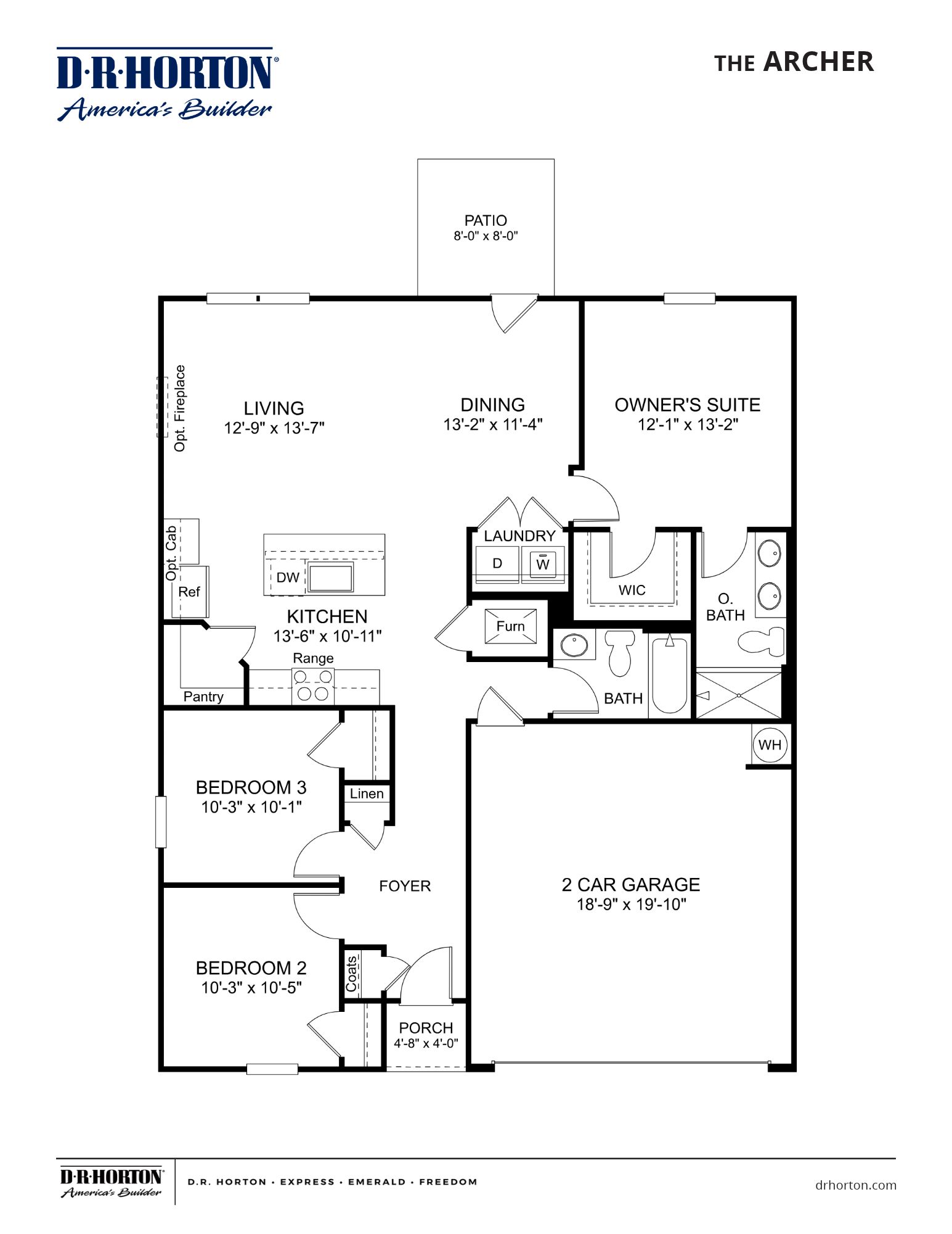 The Archer plan in Fitzgerald Crossing