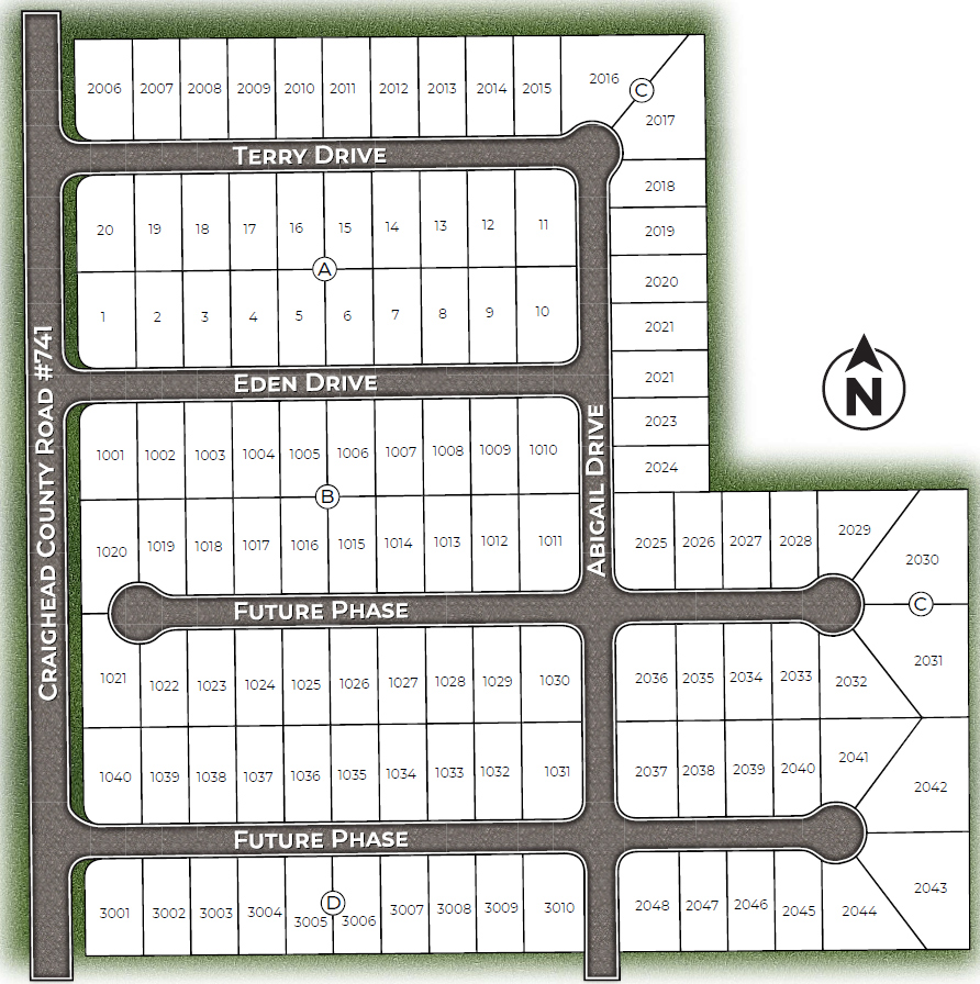 Static Lot Map