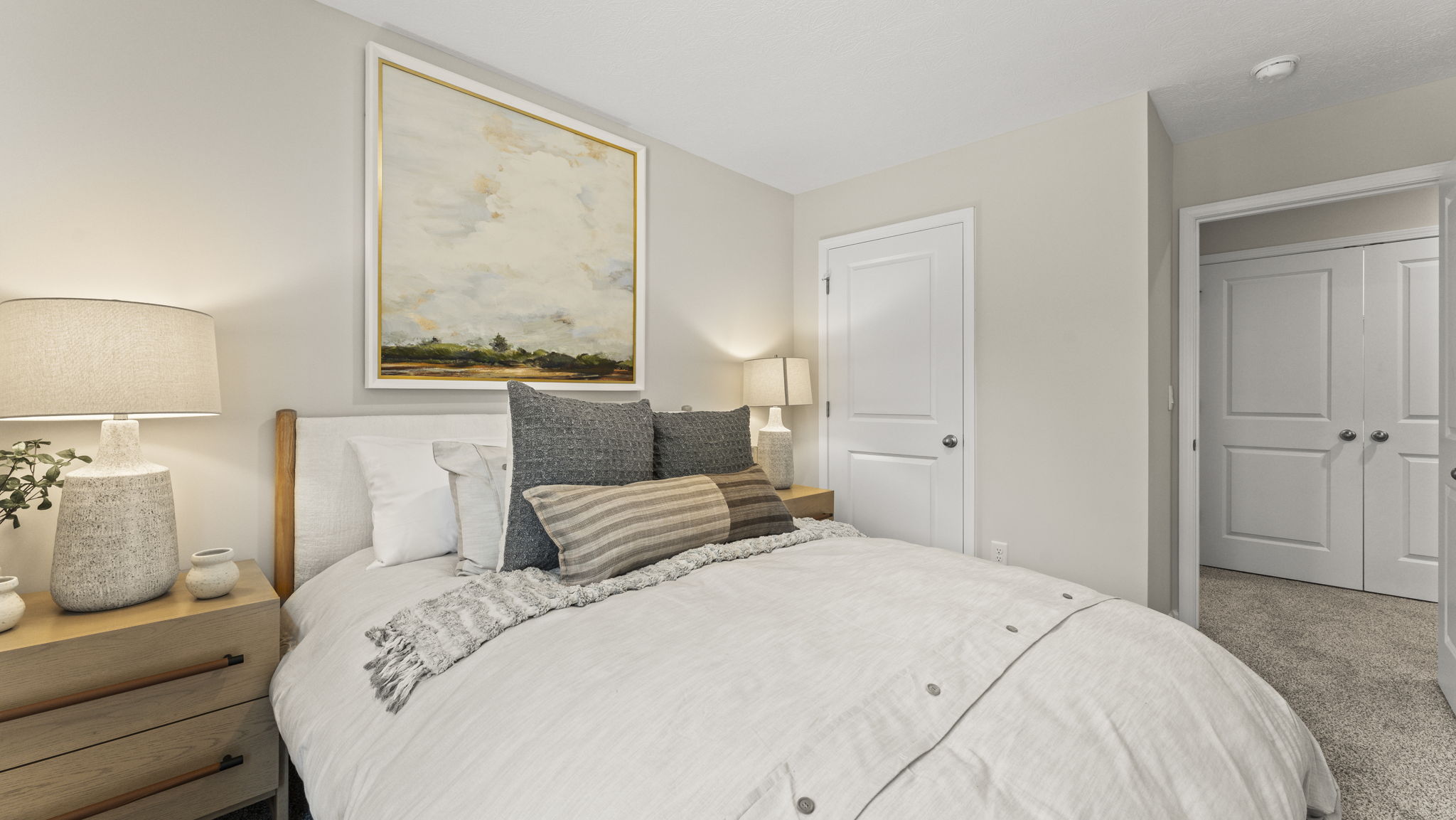 Bedroom three with a window for natural light