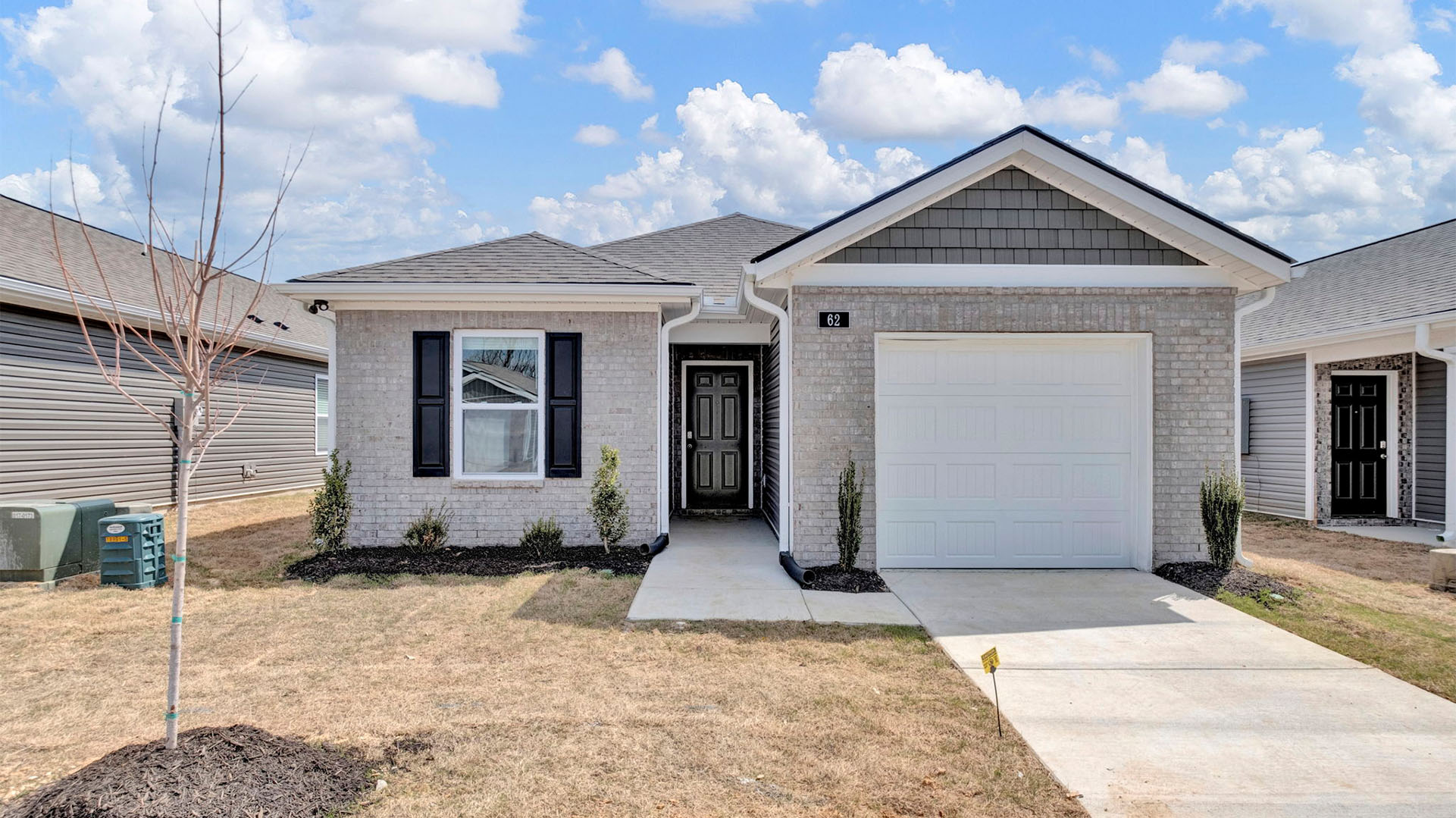 Exterior elevation of the Greenbriar floorplan