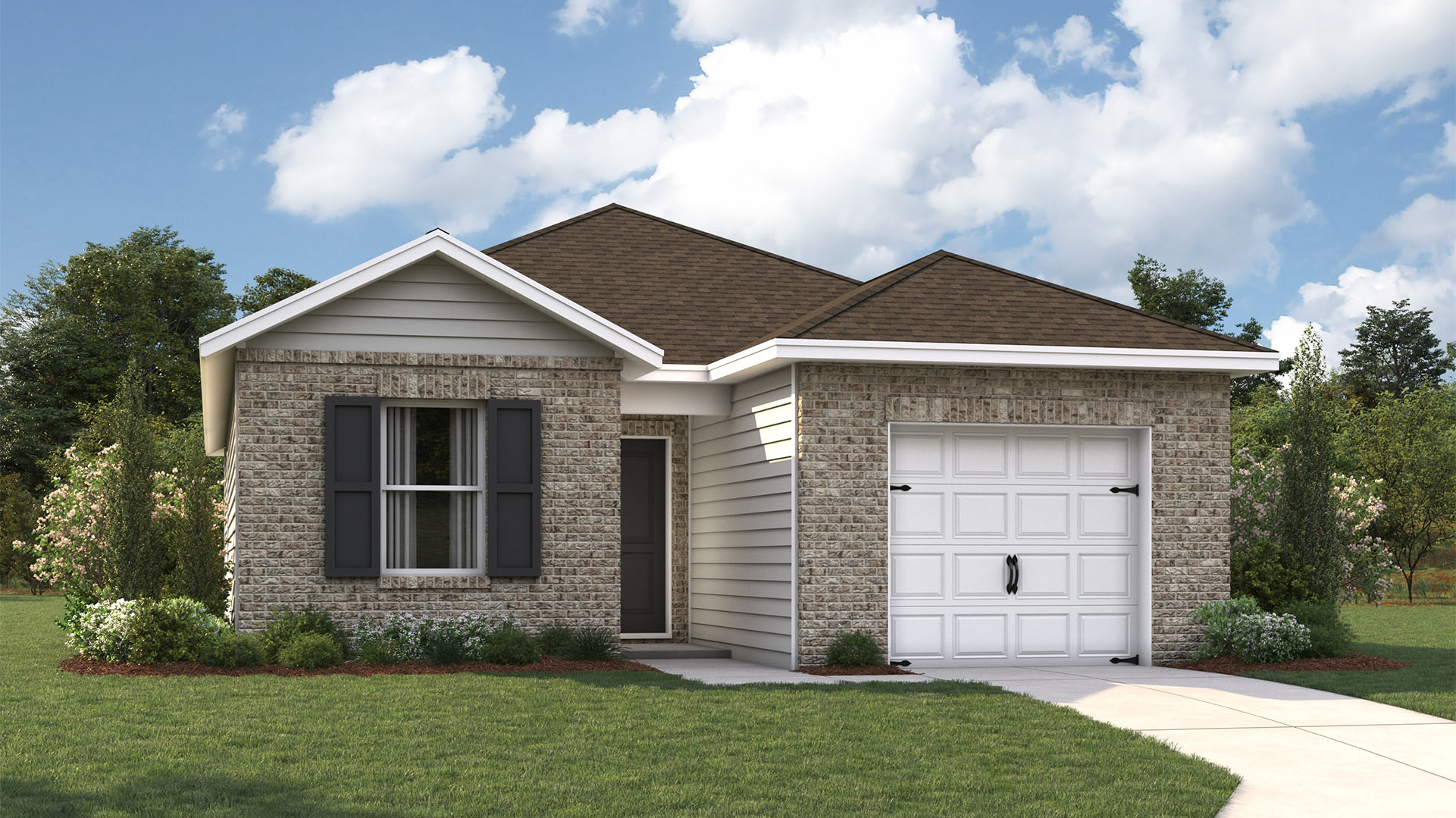Exterior elevation of the Greenbriar A4