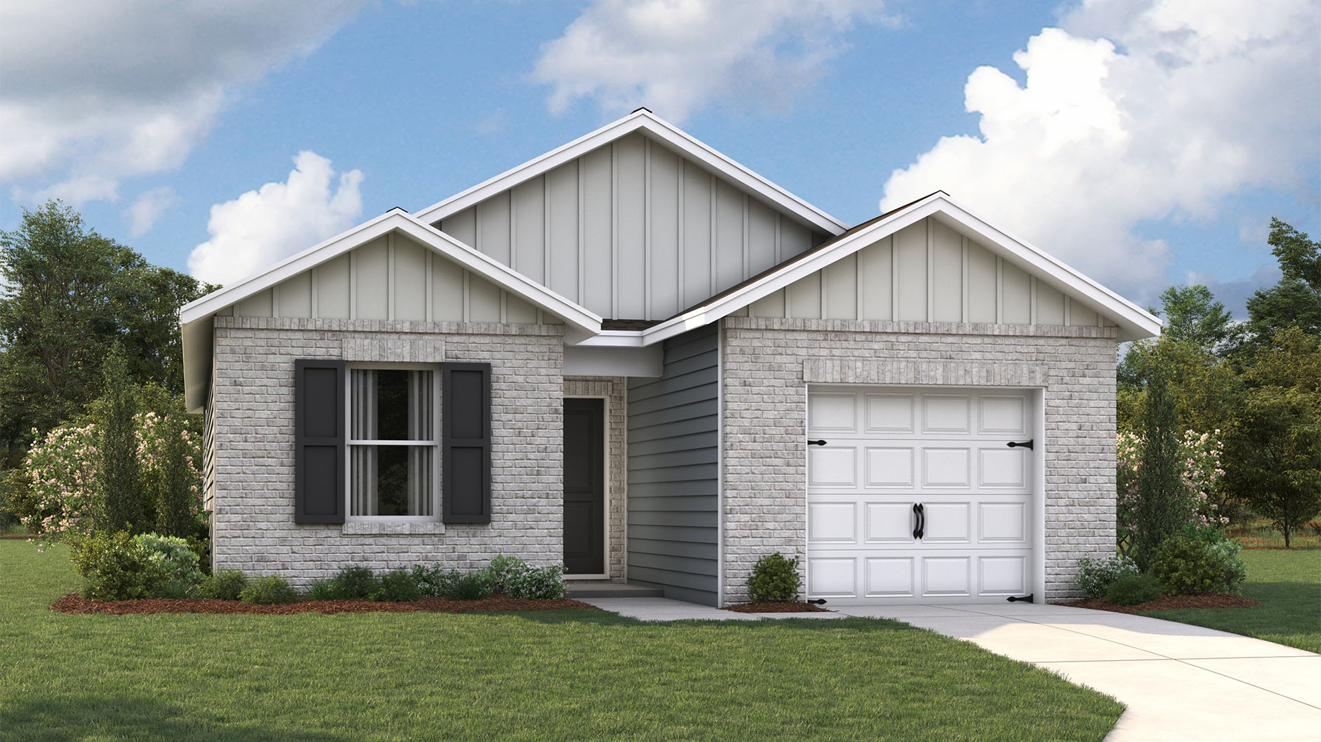 Exterior elevation of the Greenbriar C4