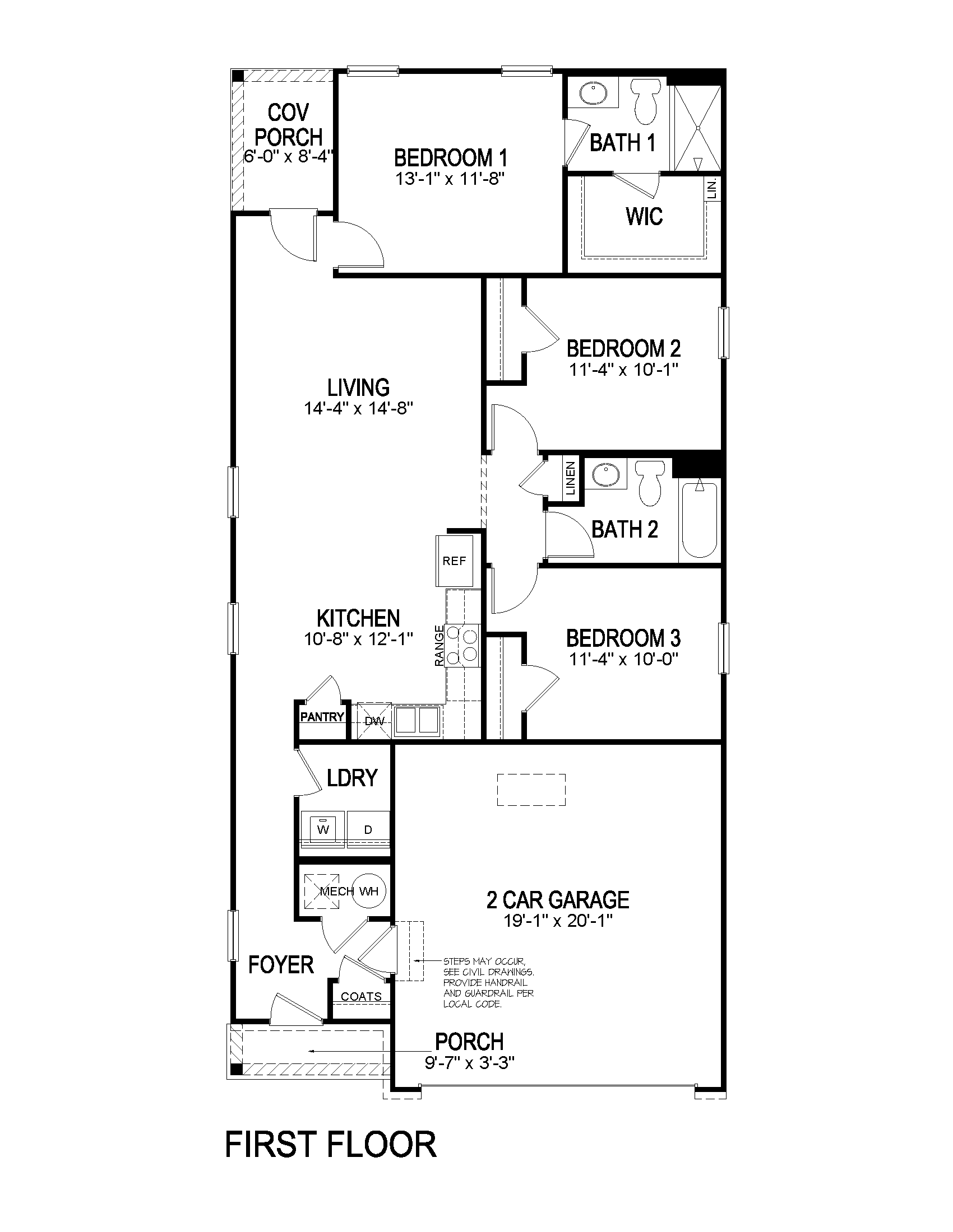 Downing floorplan in CHickasaw Trails