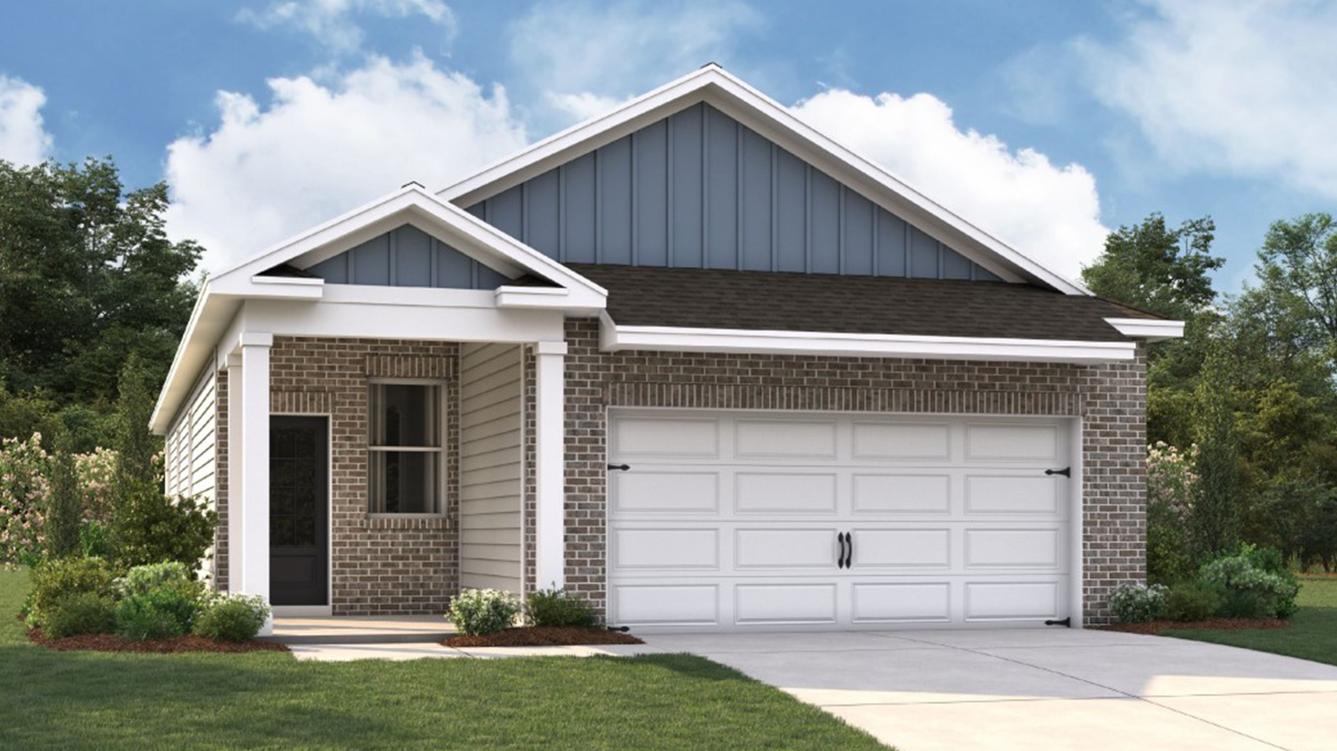 Exterior elevation of the Bowen C5 in Chickasaw Trails