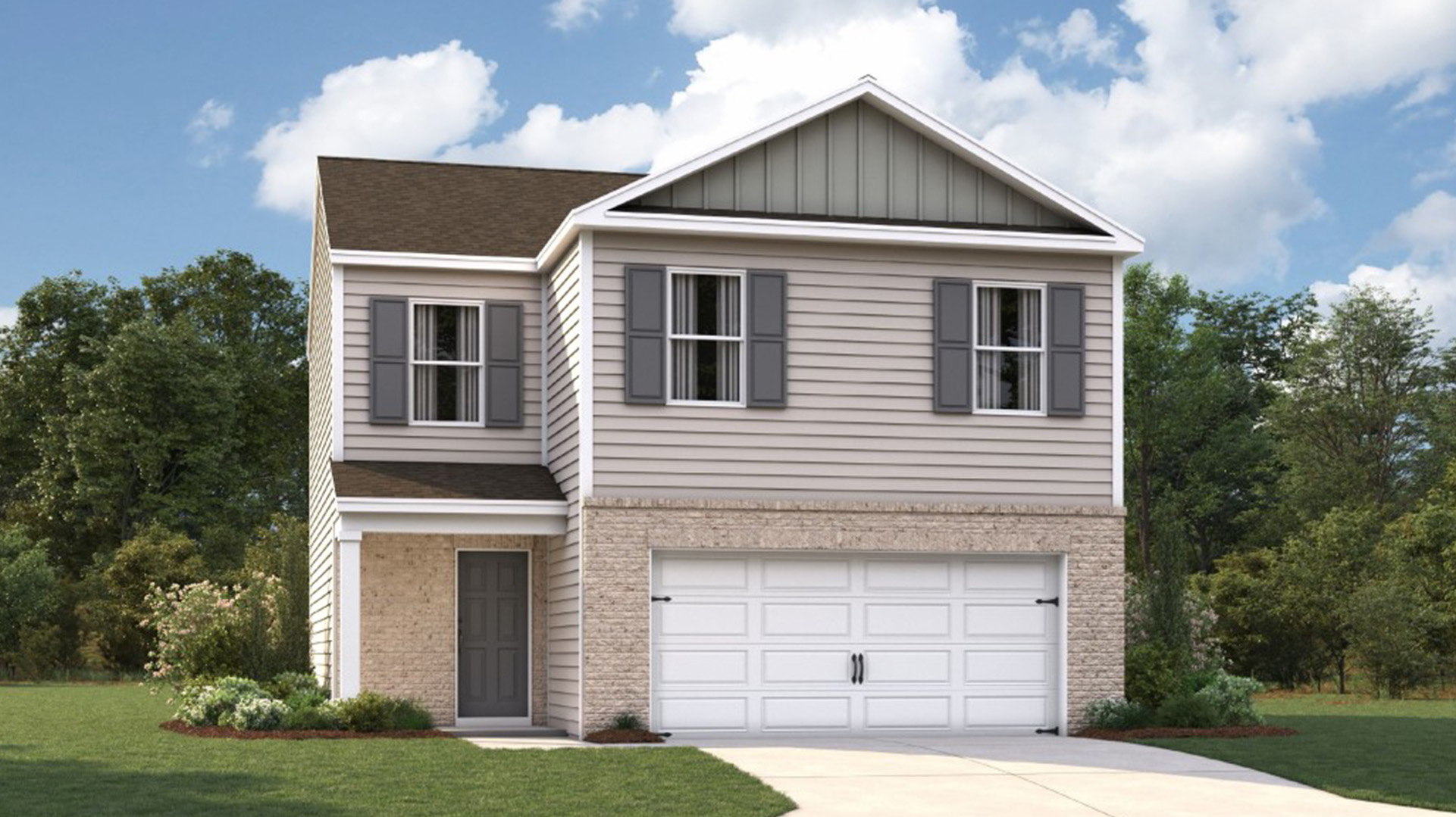 Exterior elevation of the Bennet A4 plan