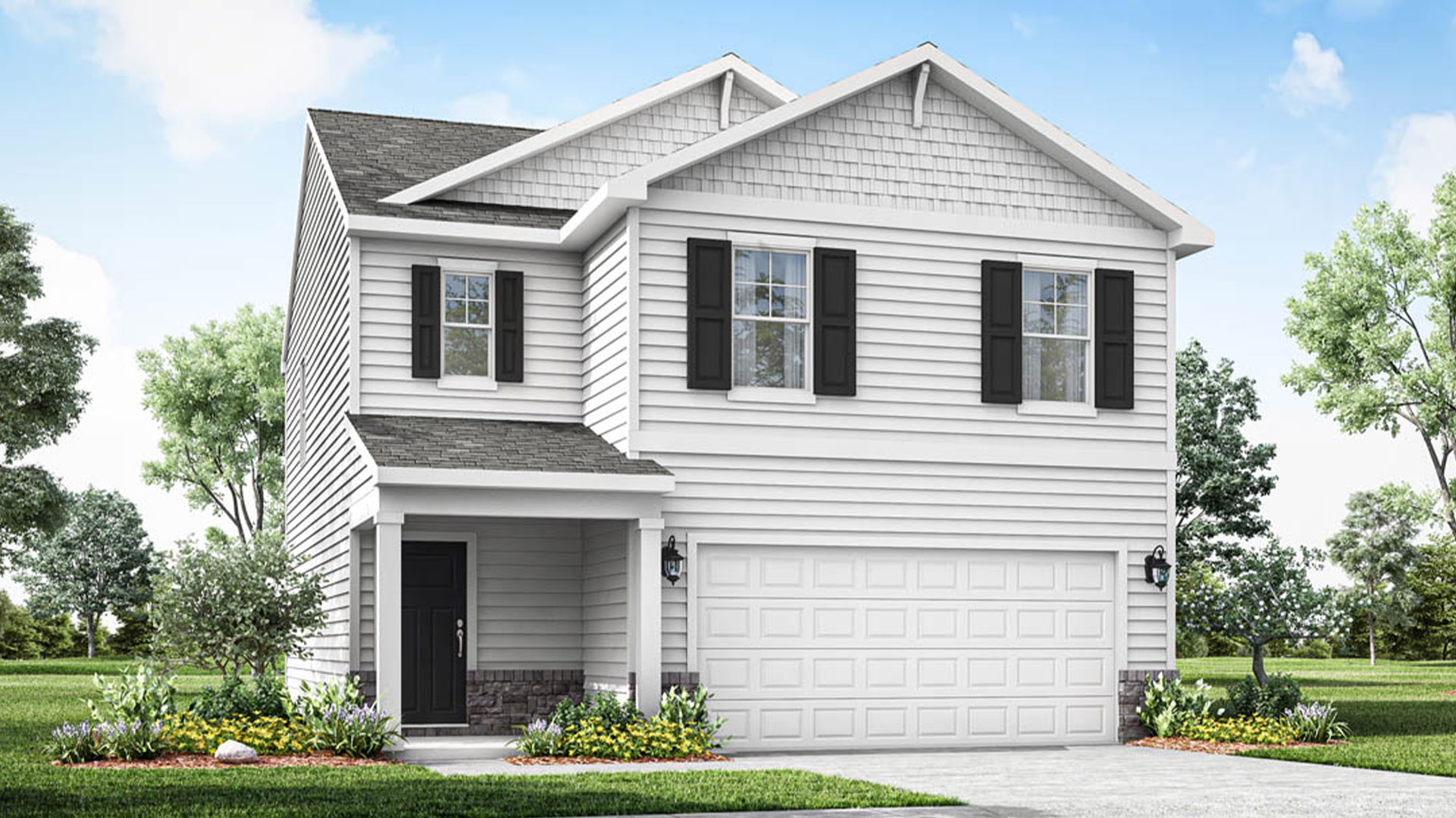 Exterior elevation of the Taylor plan